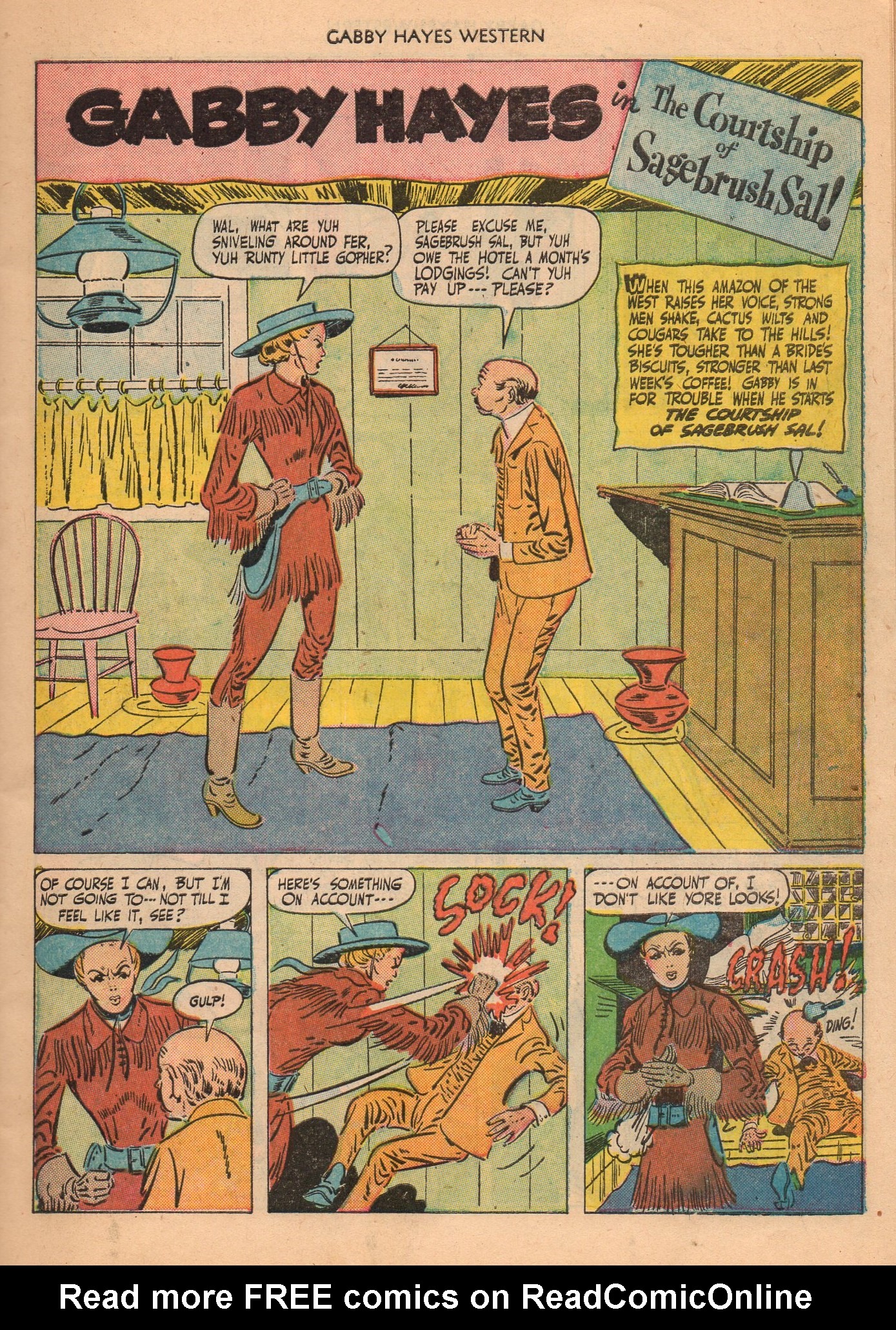 Read online Gabby Hayes Western comic -  Issue #21 - 19