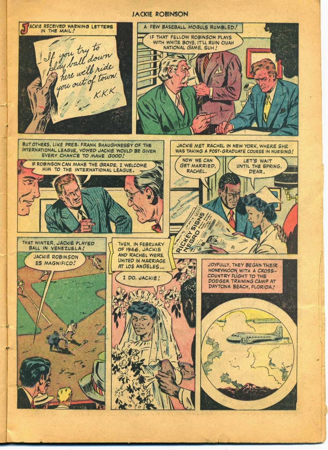 Read online Jackie Robinson comic -  Issue #1 - 12