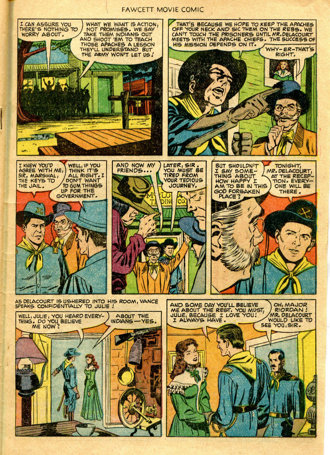 Read online Fawcett Movie Comic comic -  Issue #14 - 17