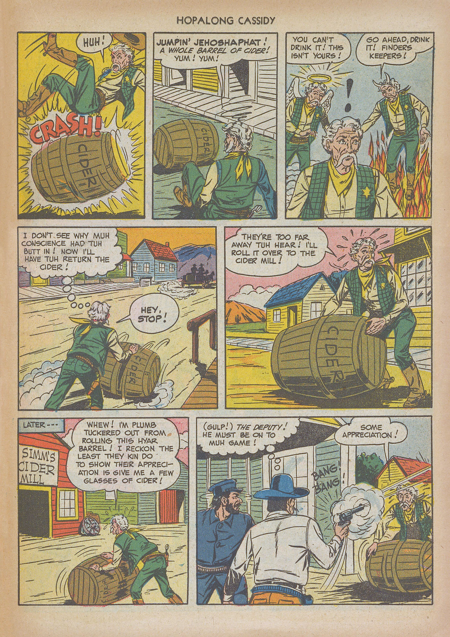Read online Hopalong Cassidy comic -  Issue #35 - 35