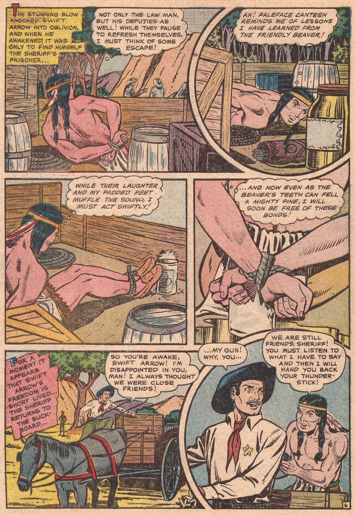 Read online Swift Arrow (1957) comic -  Issue #3 - 9
