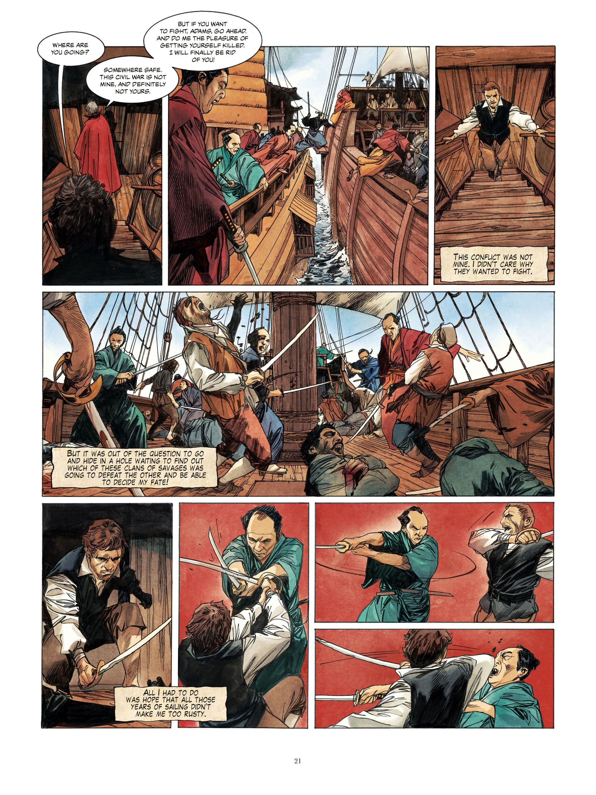 Read online William Adams, Samuraj comic -  Issue #1 - 21