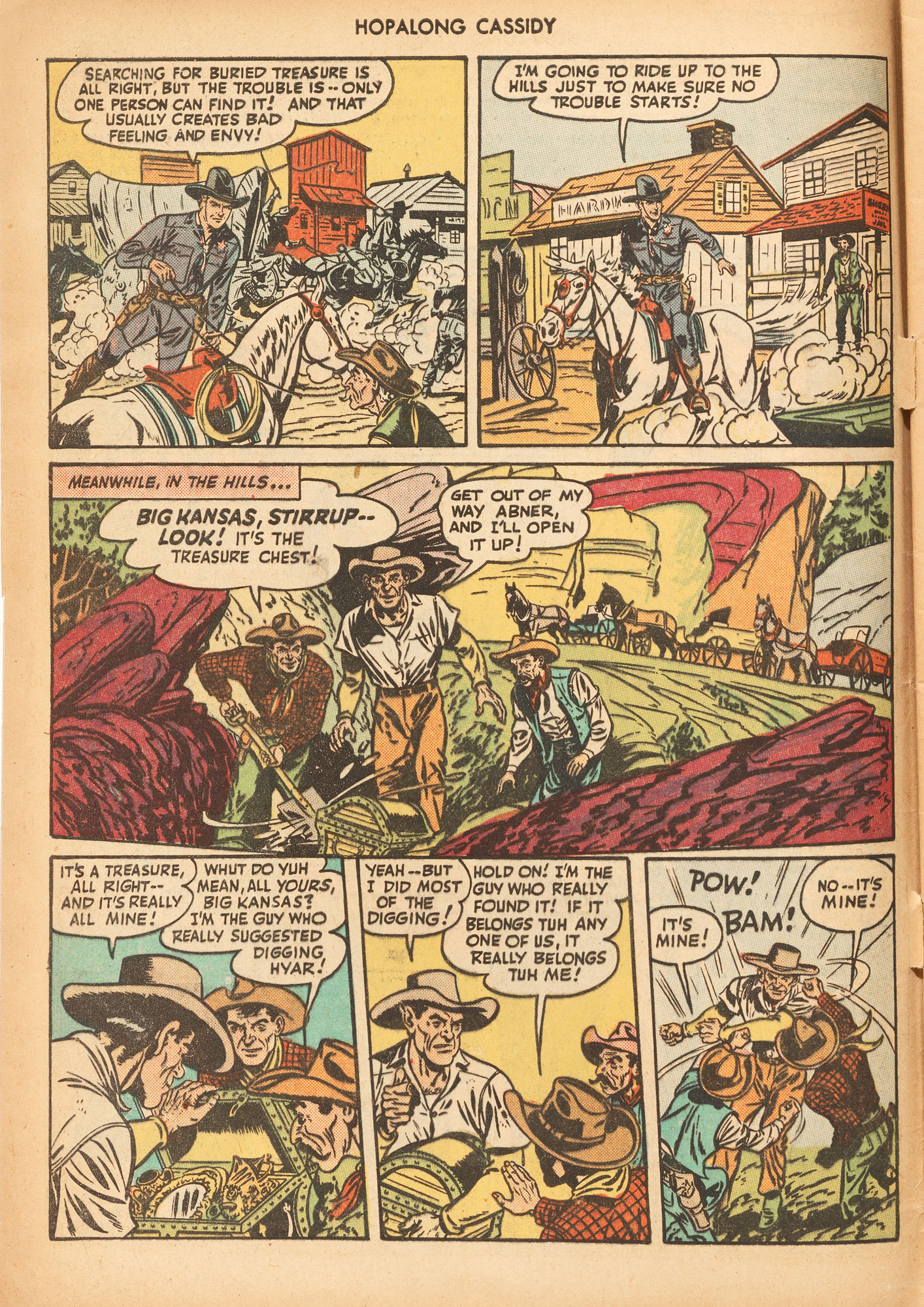 Read online Hopalong Cassidy comic -  Issue #33 - 4