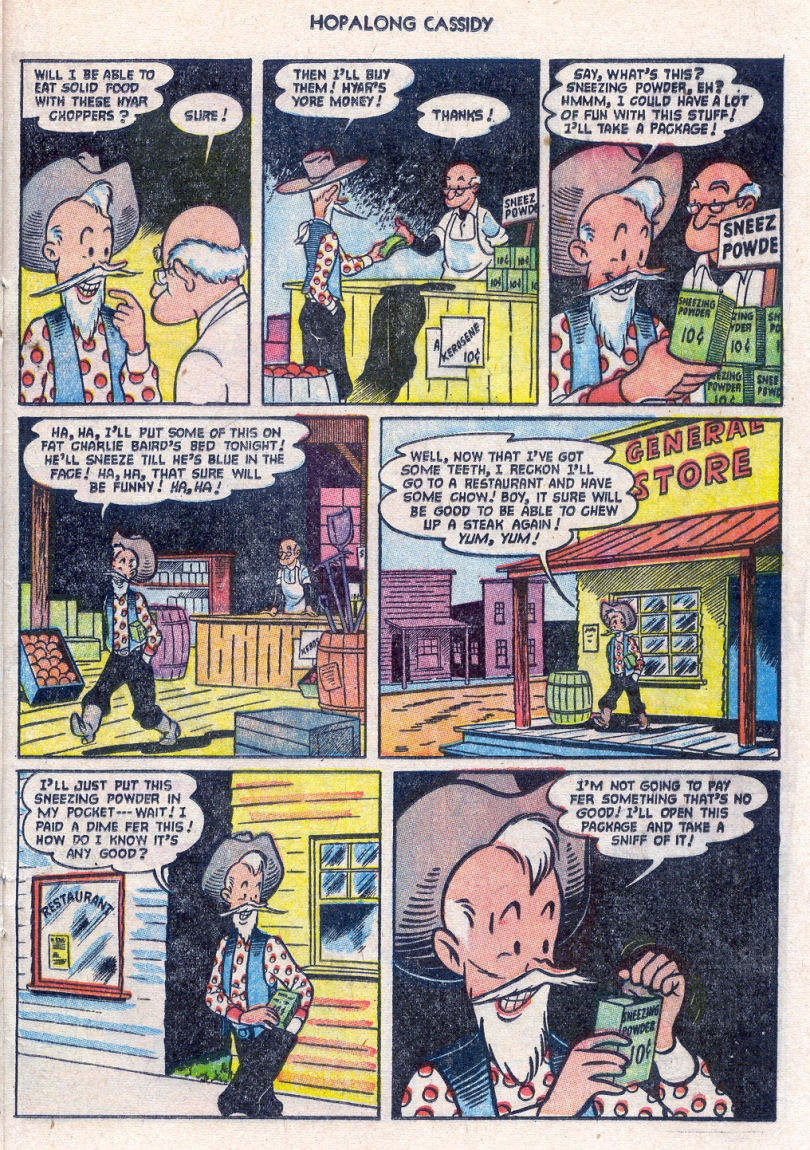 Read online Hopalong Cassidy comic -  Issue #80 - 21
