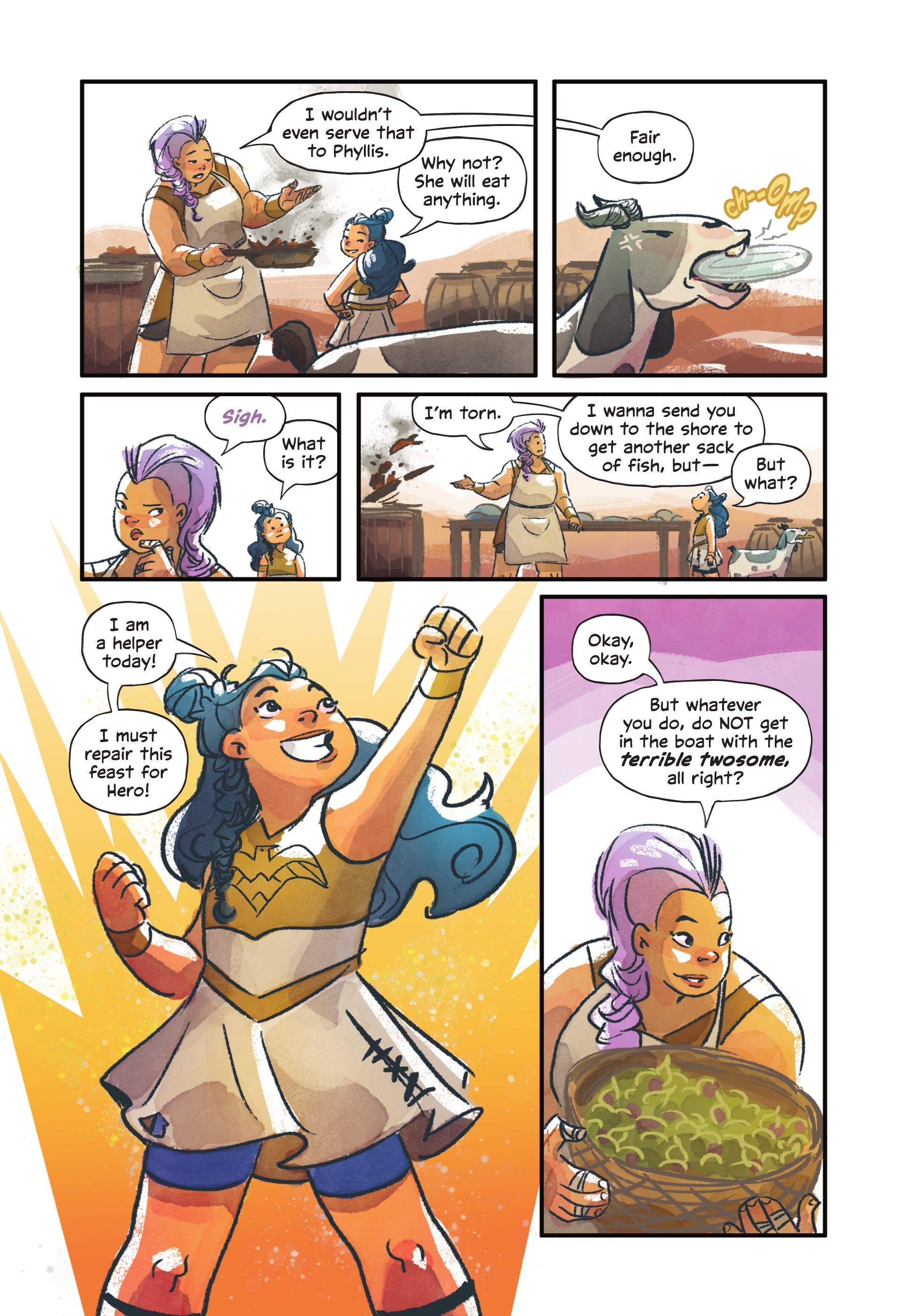 Read online Diana and the Hero's Journey comic -  Issue # TPB - 59