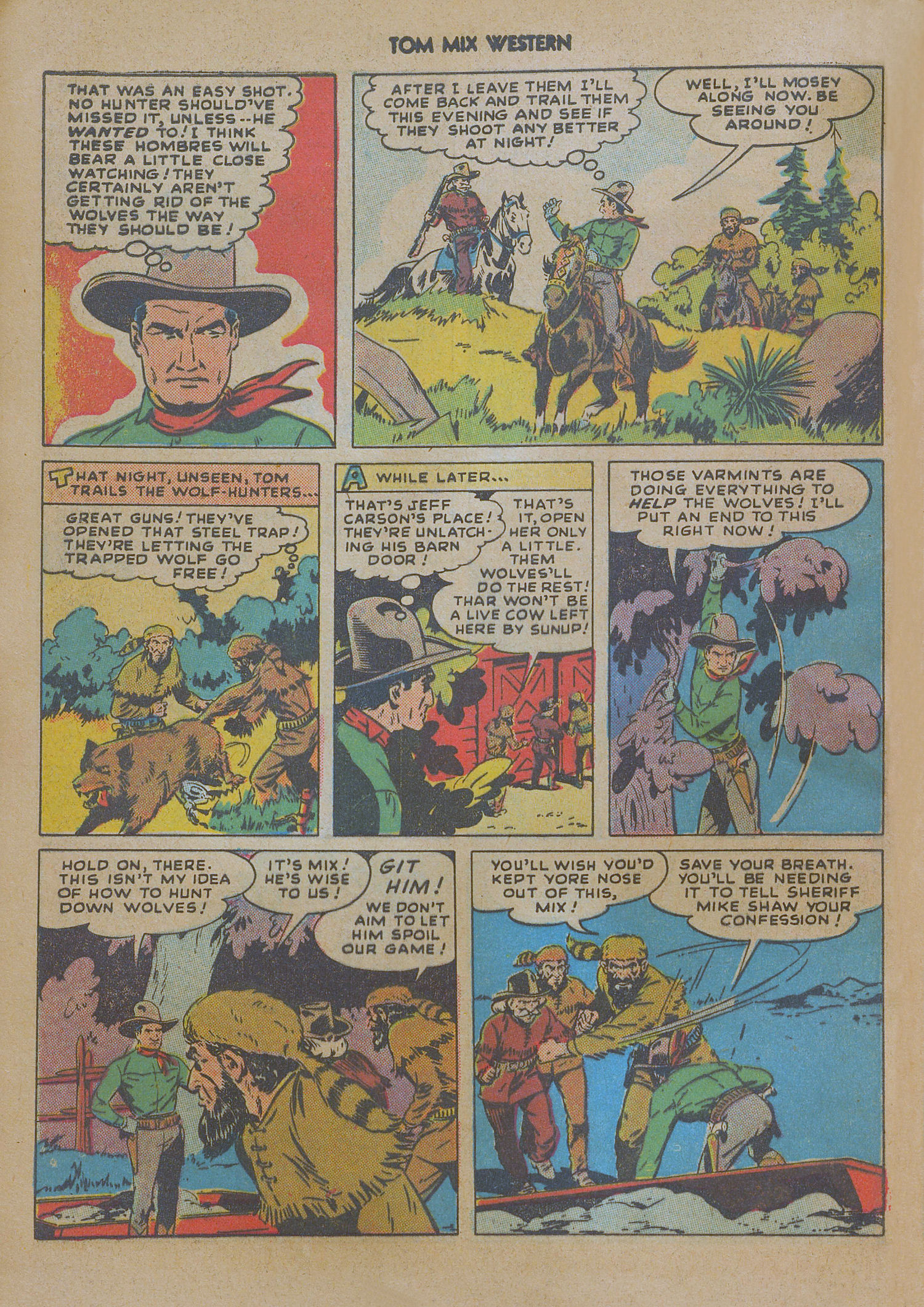 Read online Tom Mix Western (1948) comic -  Issue #13 - 8