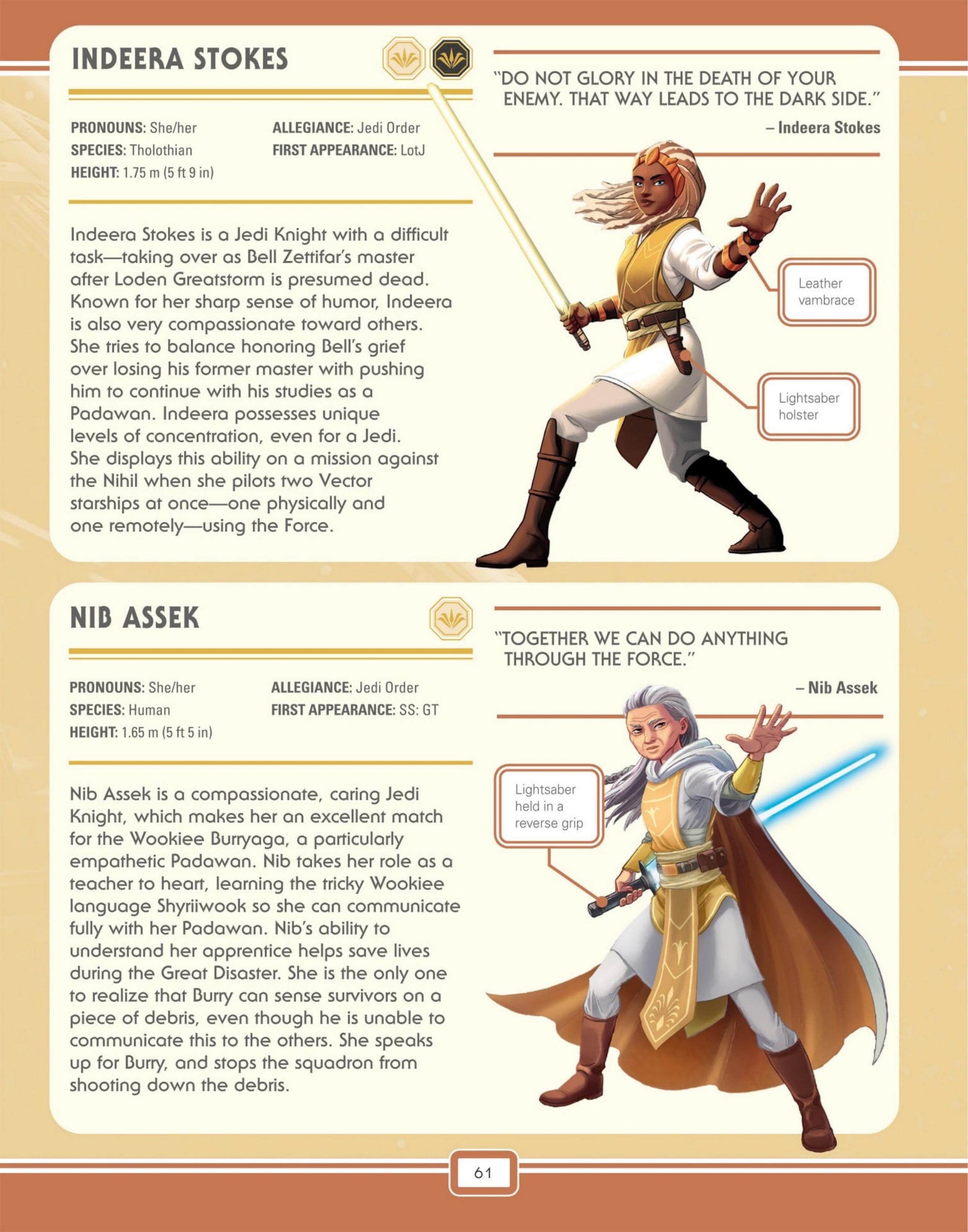 Read online Star Wars: The High Republic Character Encyclopedia comic -  Issue # TPB (Part 1) - 63