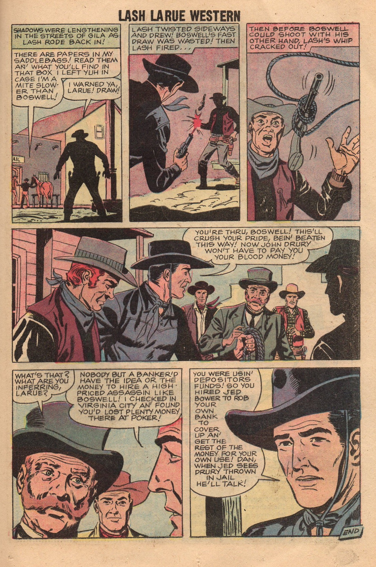 Read online Lash Larue Western (1949) comic -  Issue #70 - 21