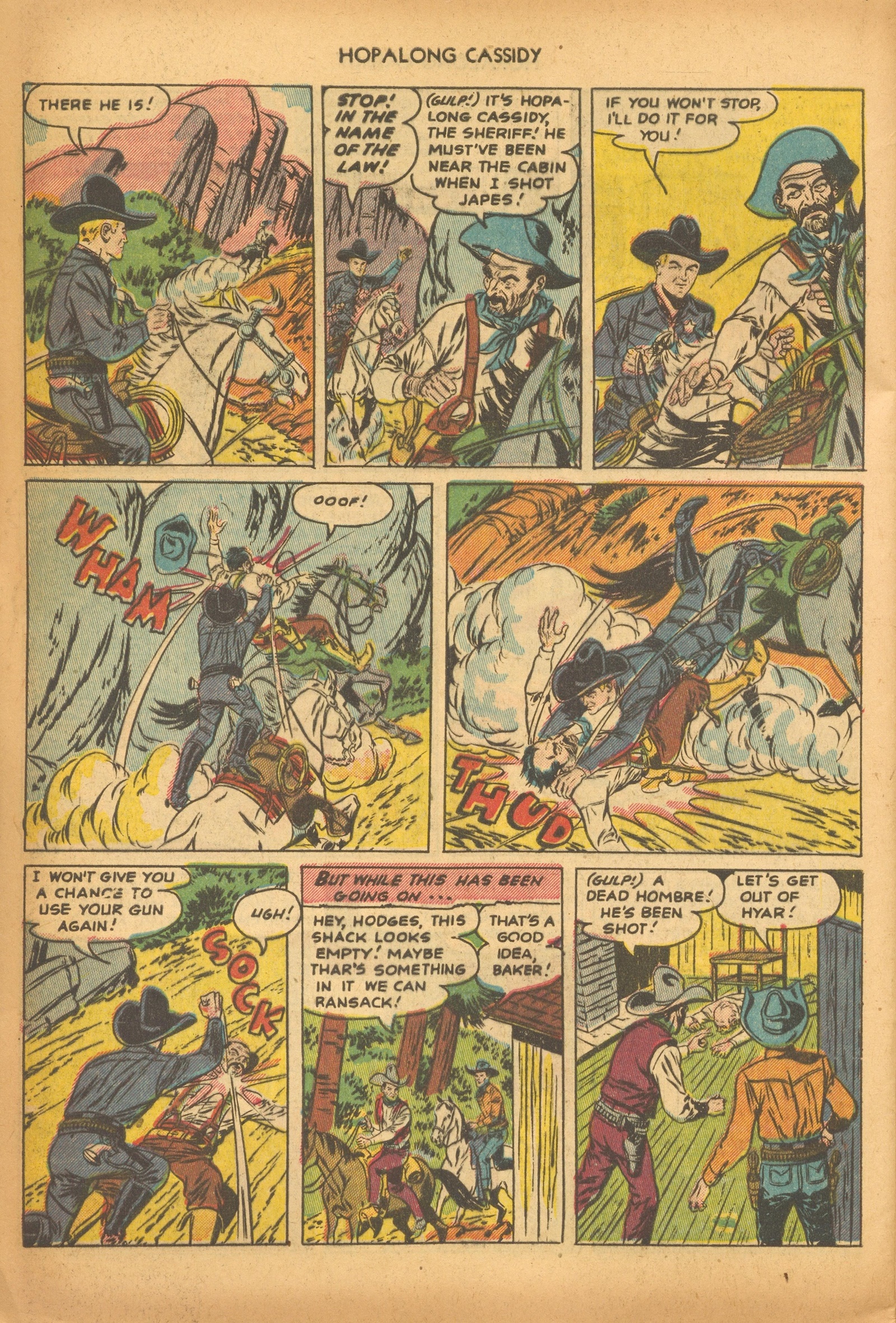 Read online Hopalong Cassidy comic -  Issue #72 - 28