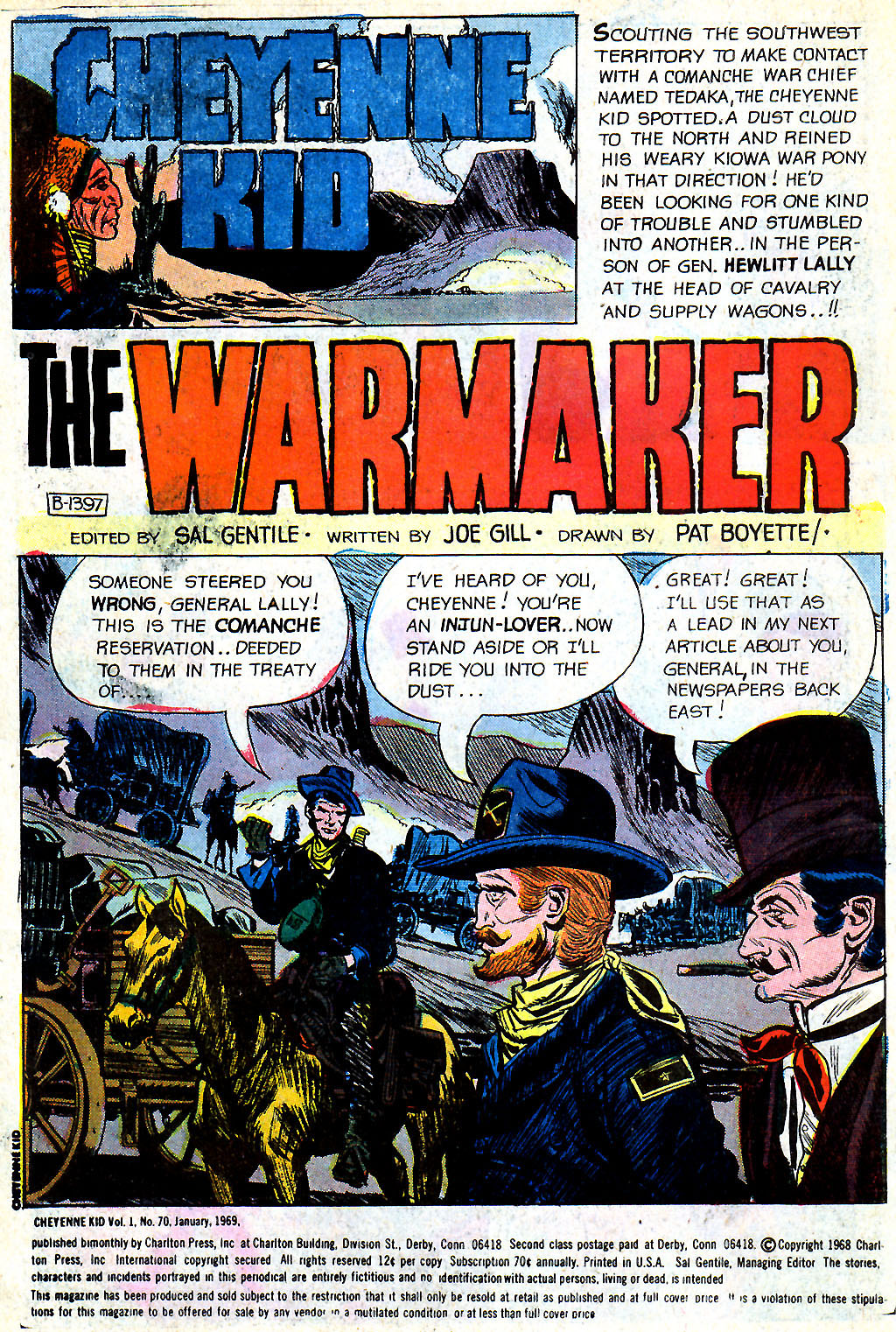 Read online Cheyenne Kid comic -  Issue #70 - 3