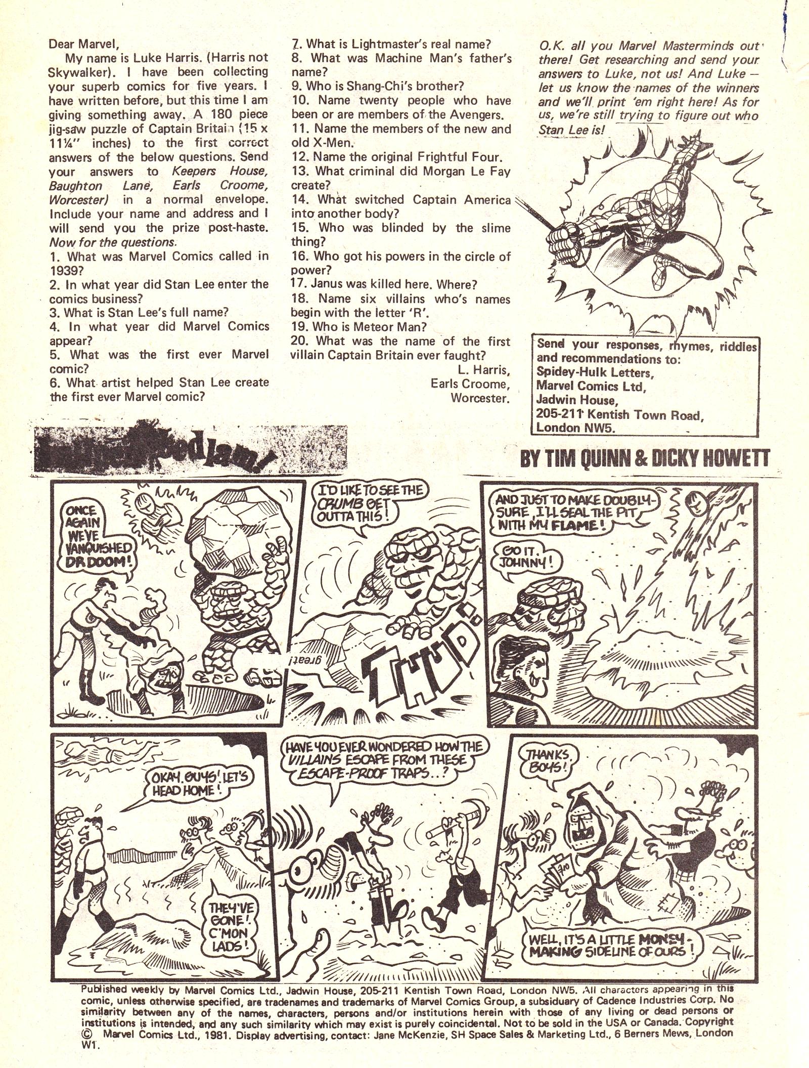 Read online Spider-Man and Hulk Weekly comic -  Issue #436 - 31