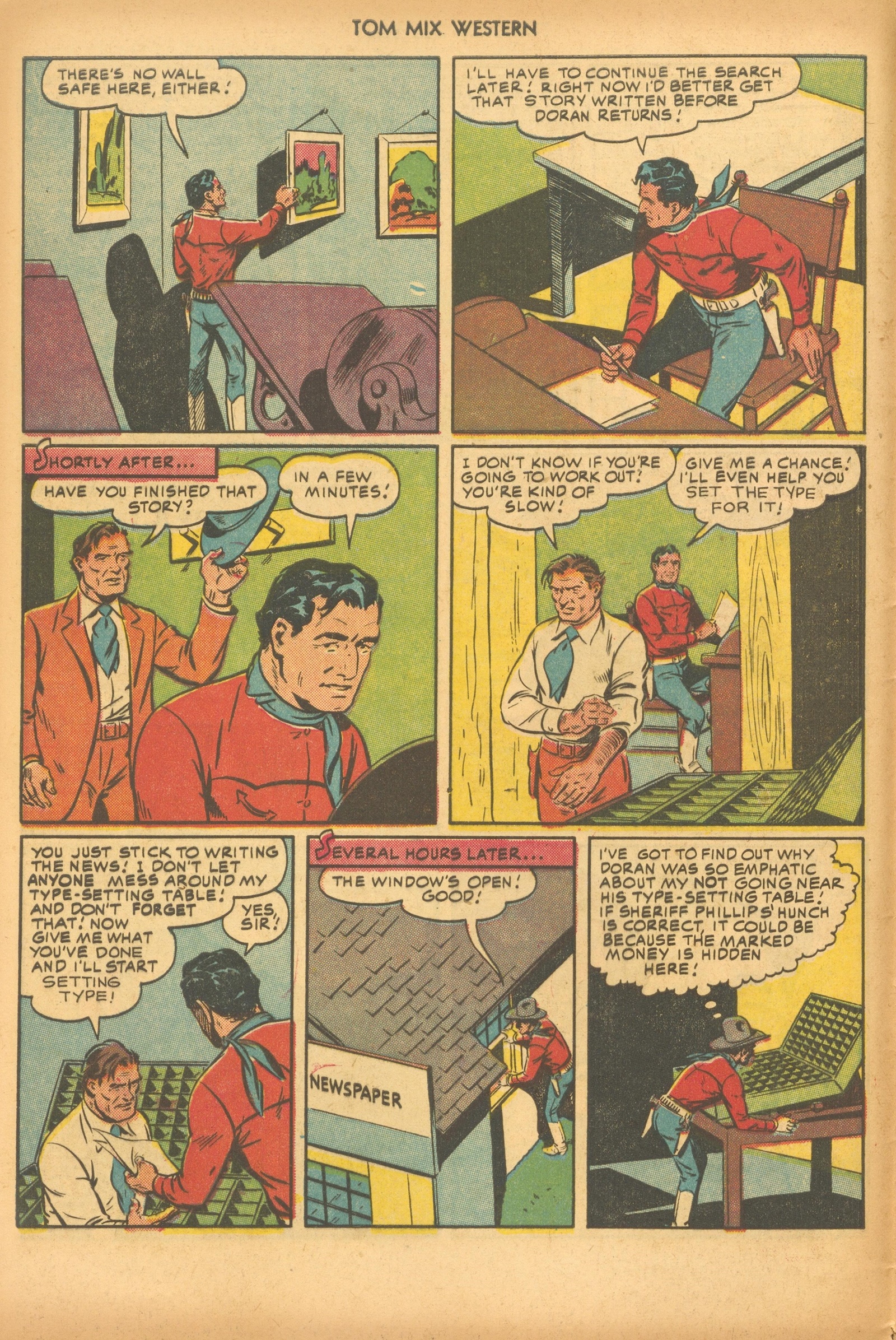 Read online Tom Mix Western (1948) comic -  Issue #46 - 8