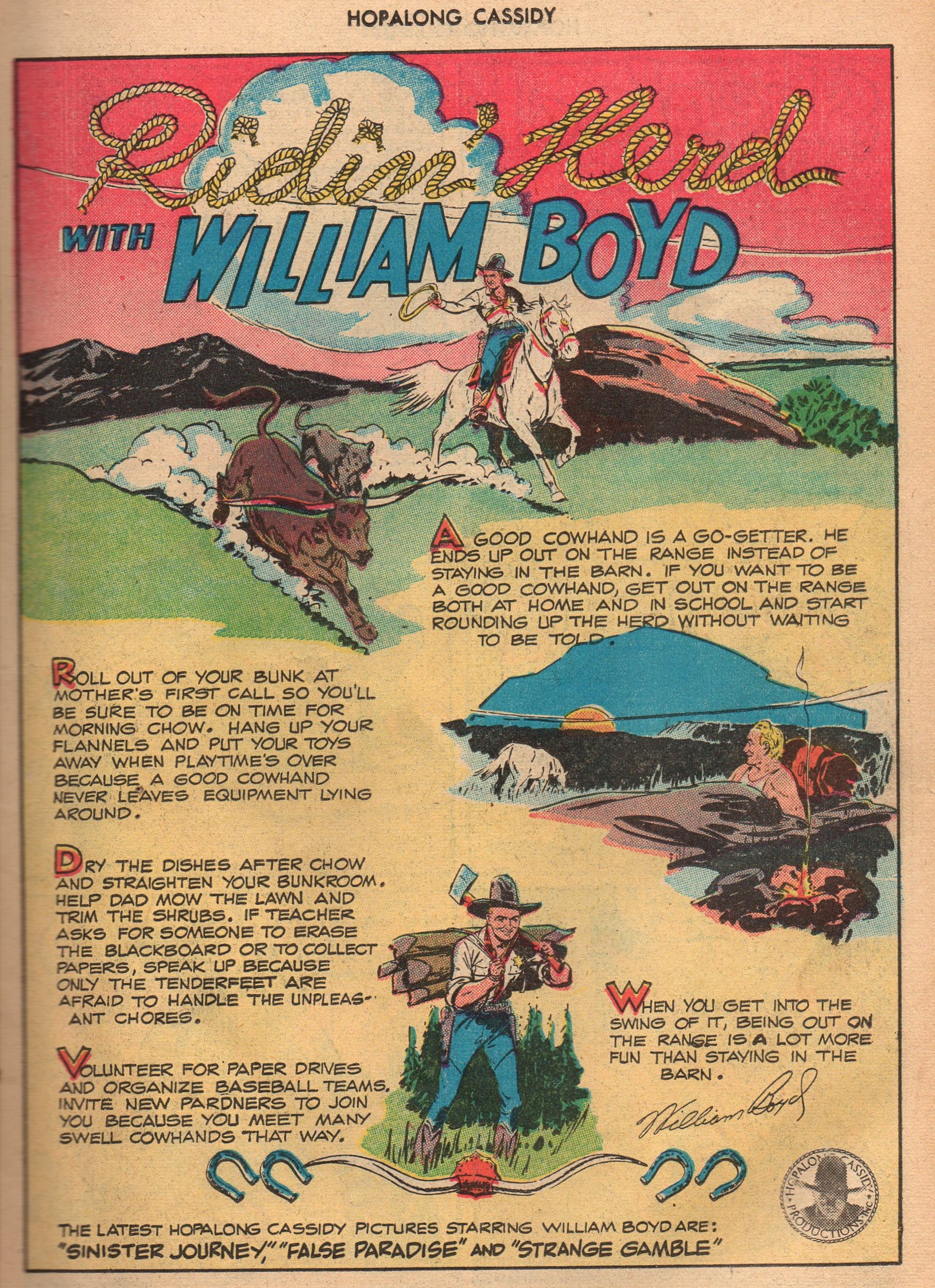 Read online Hopalong Cassidy comic -  Issue #19 - 23