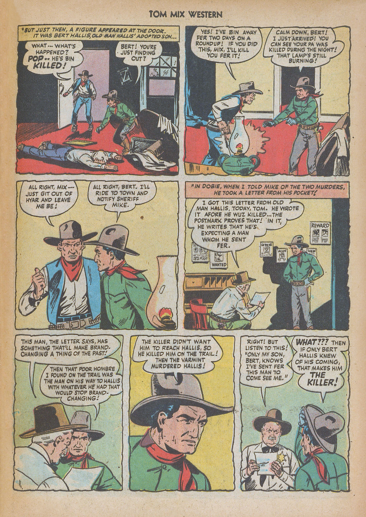 Read online Tom Mix Western (1948) comic -  Issue #14 - 45
