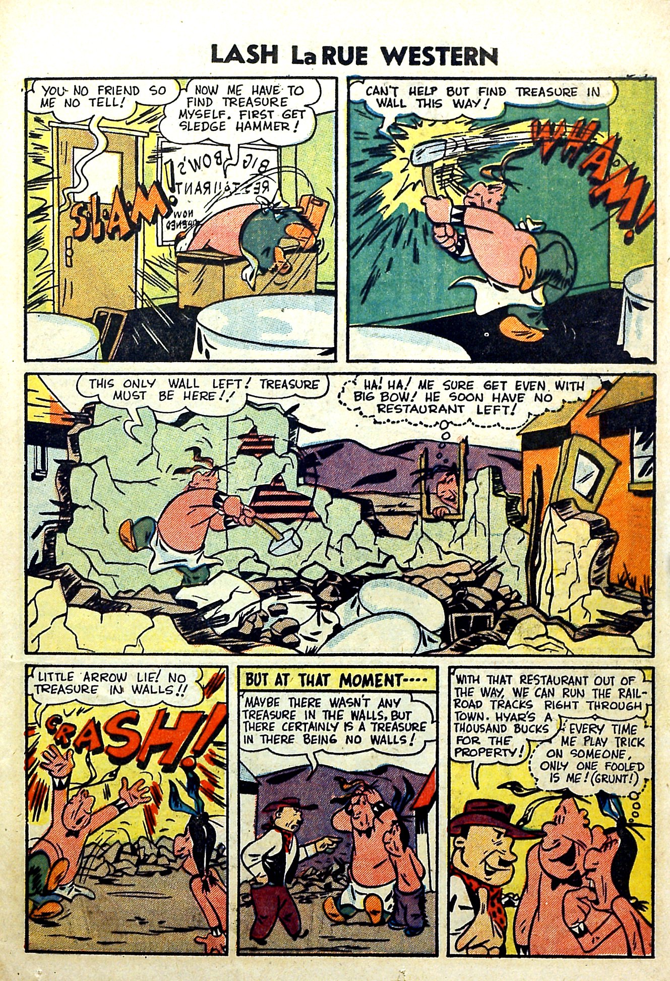 Read online Lash Larue Western (1949) comic -  Issue #51 - 25