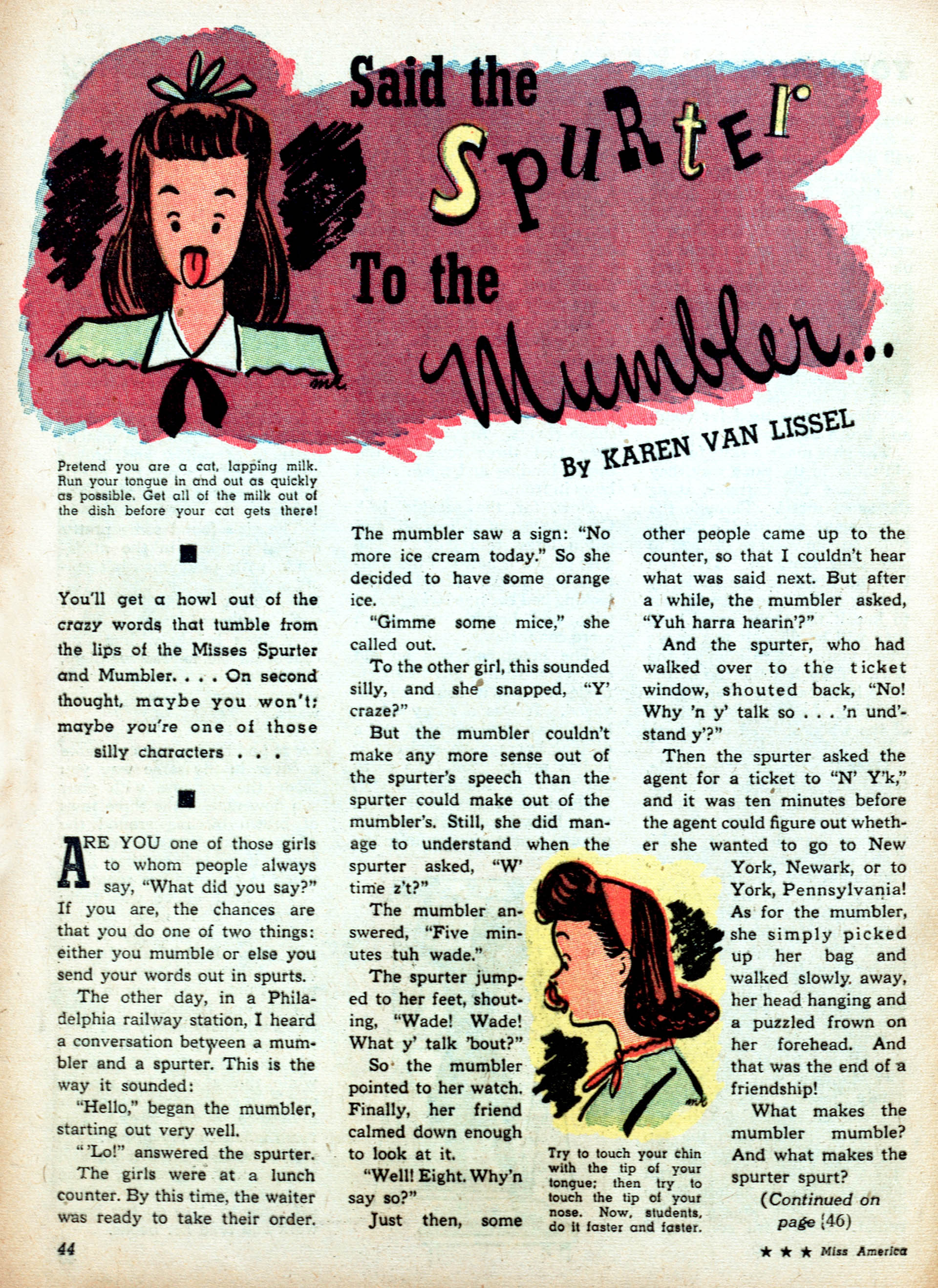 Read online Miss America Magazine comic -  Issue #3 - 37