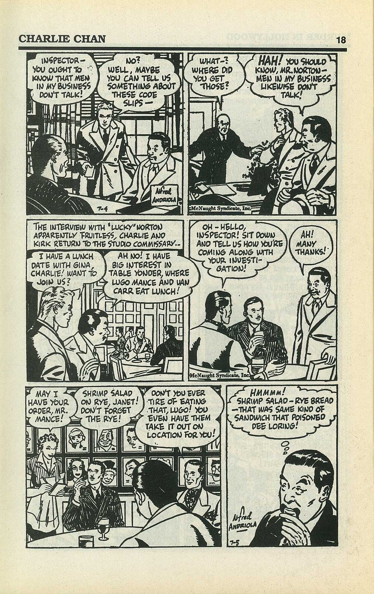 Read online Charlie Chan comic -  Issue #4 - 20