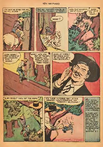 Read online Ken Maynard Western comic -  Issue #6 - 10