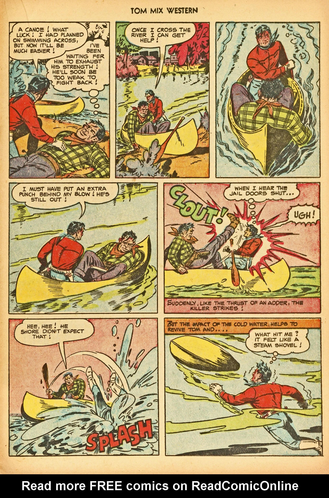 Read online Tom Mix Western (1948) comic -  Issue #59 - 21