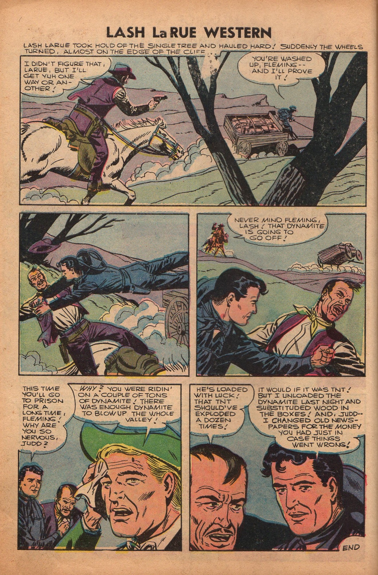 Read online Lash Larue Western (1949) comic -  Issue #61 - 10