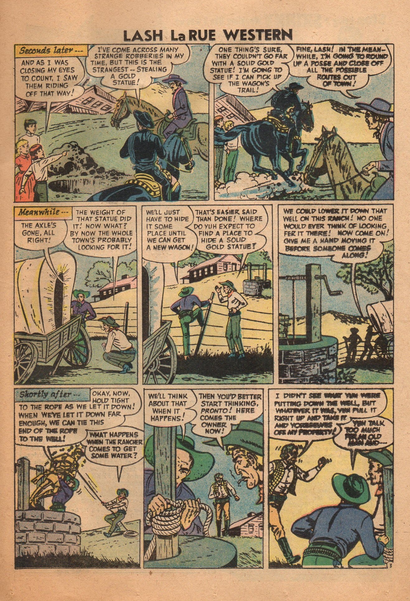 Read online Lash Larue Western (1949) comic -  Issue #62 - 21