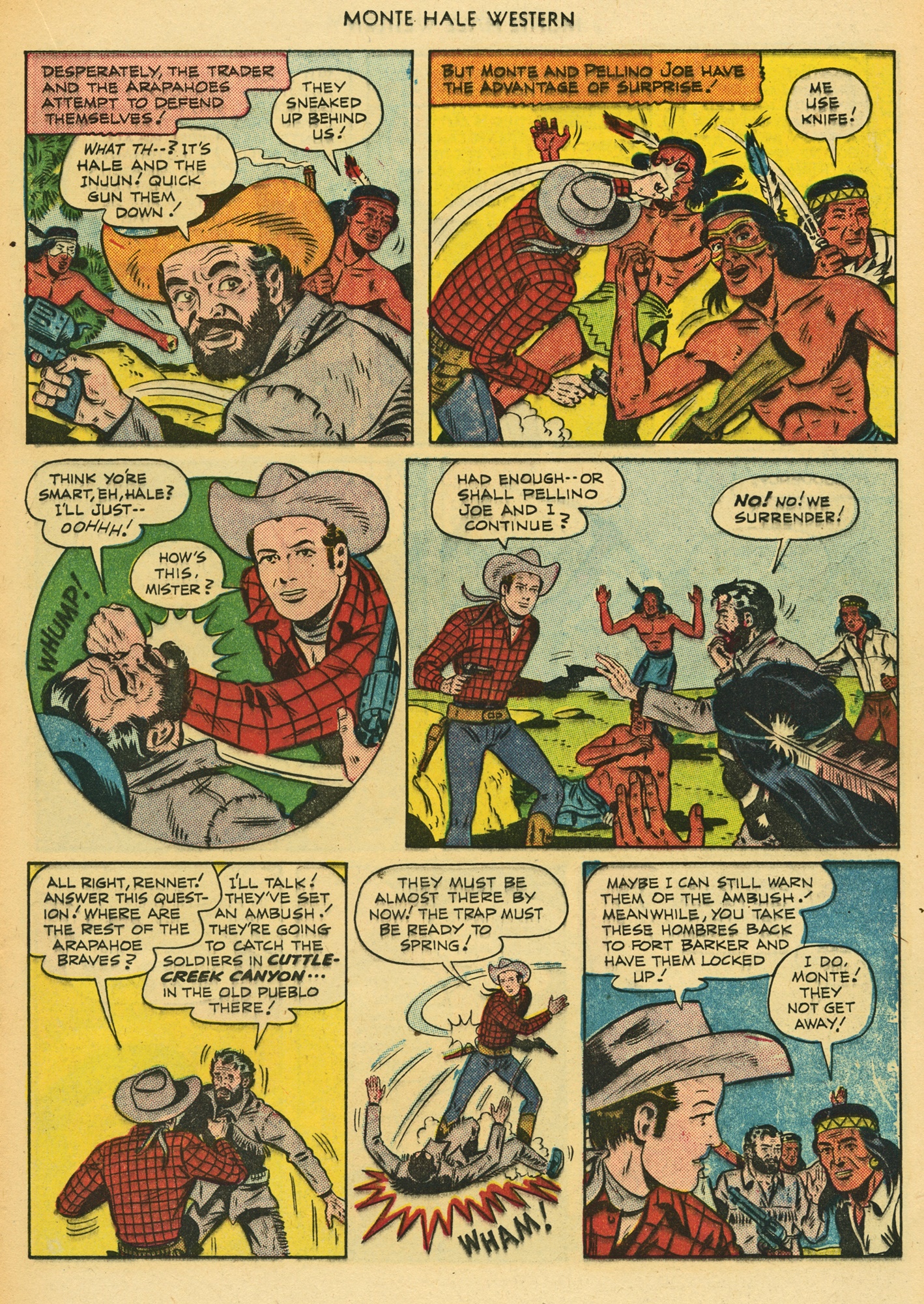 Read online Monte Hale Western comic -  Issue #60 - 17