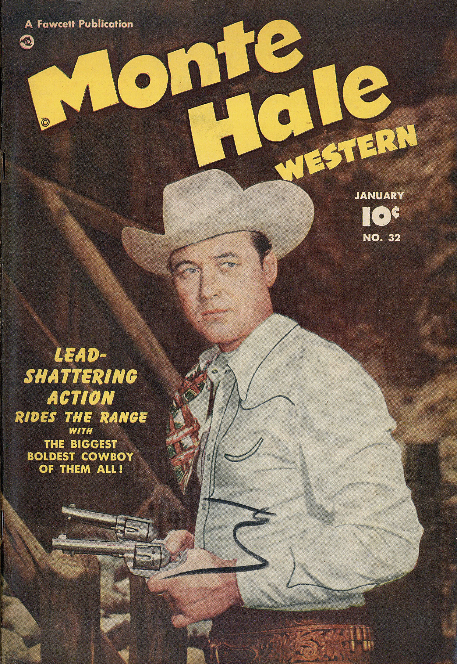 Read online Monte Hale Western comic -  Issue #32 - 1