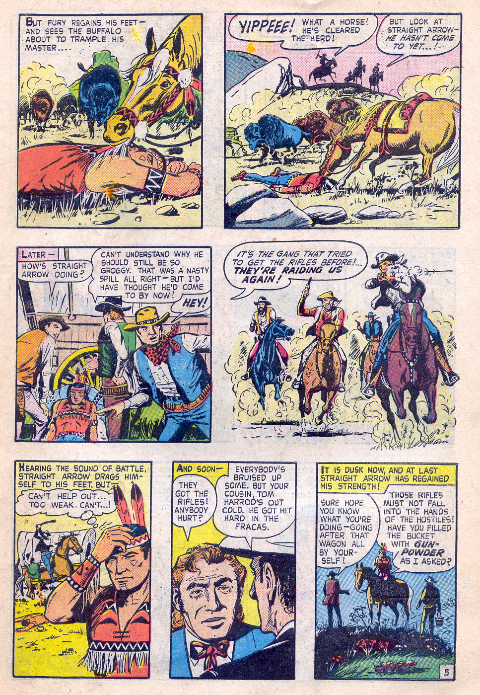 Read online Straight Arrow comic -  Issue #50 - 7