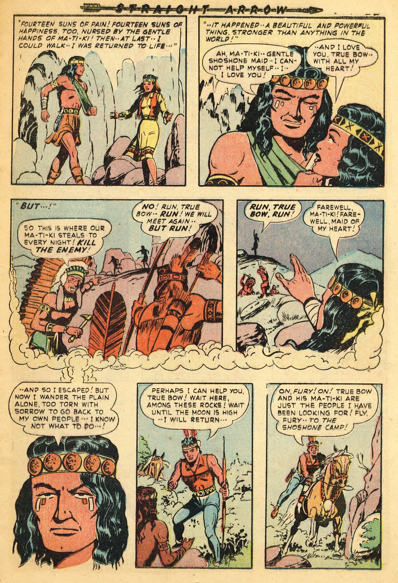 Read online Straight Arrow comic -  Issue #14 - 13