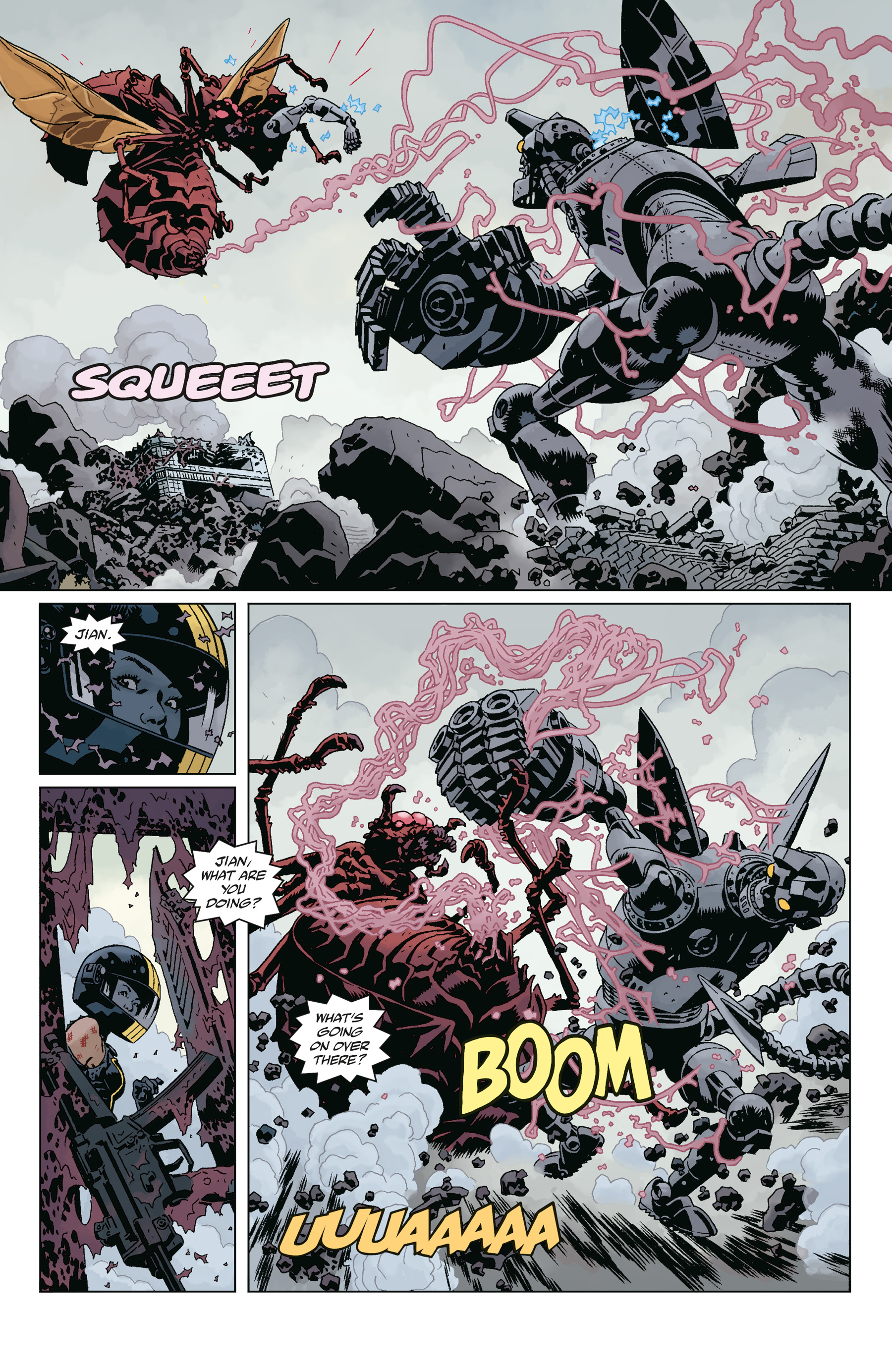 Read online Giant Robot Hellboy comic -  Issue #3 - 9