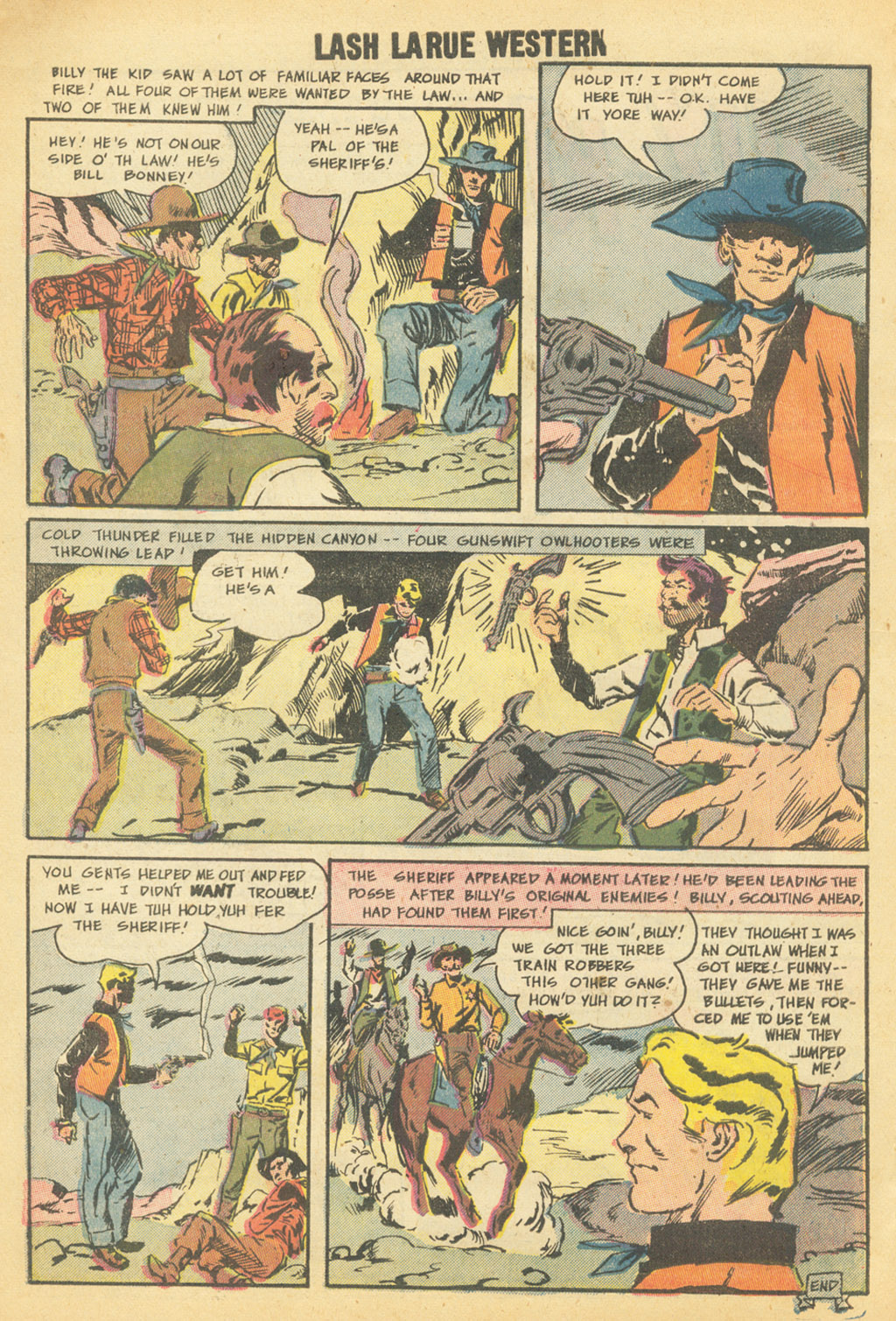 Read online Lash Larue Western (1949) comic -  Issue #68 - 57