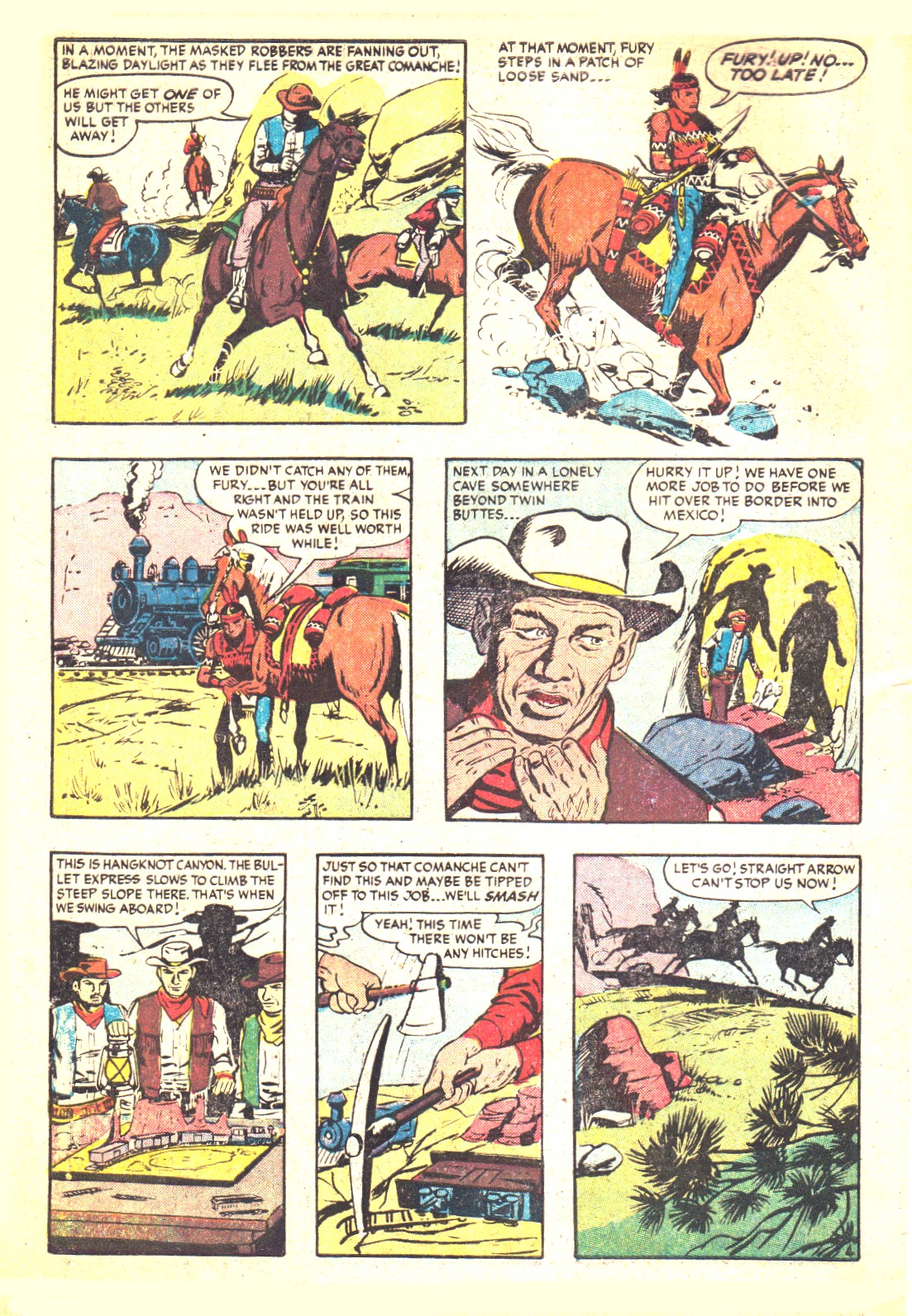 Read online Straight Arrow comic -  Issue #53 - 6