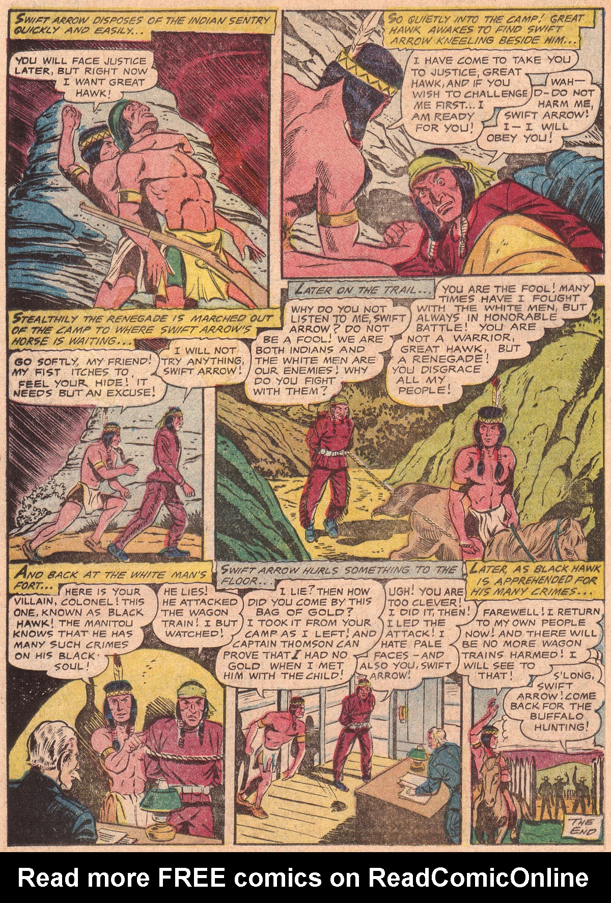 Read online Swift Arrow (1957) comic -  Issue #3 - 24