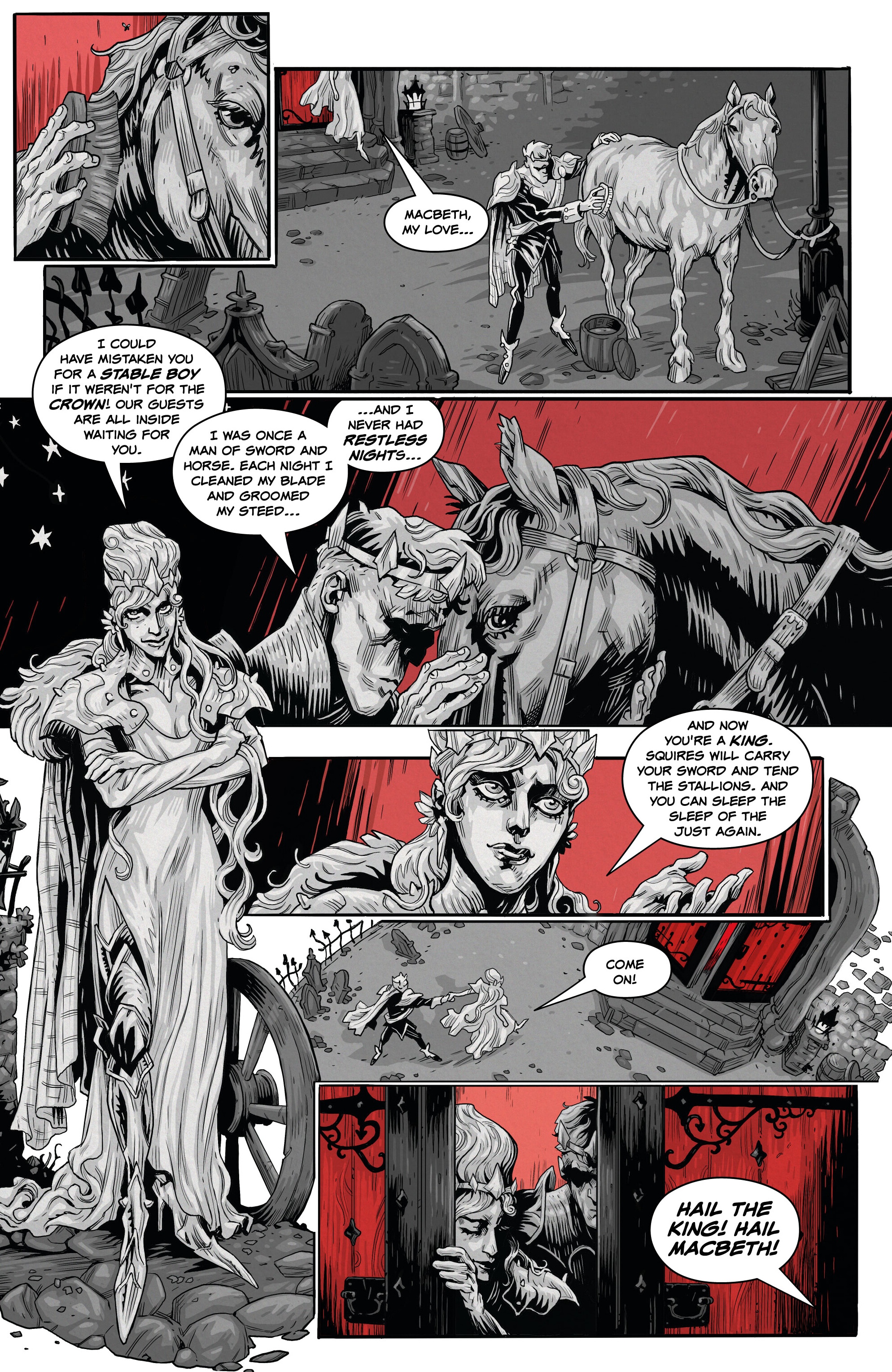 Read online Macbeth: A Tale of Horror comic -  Issue # TPB - 52
