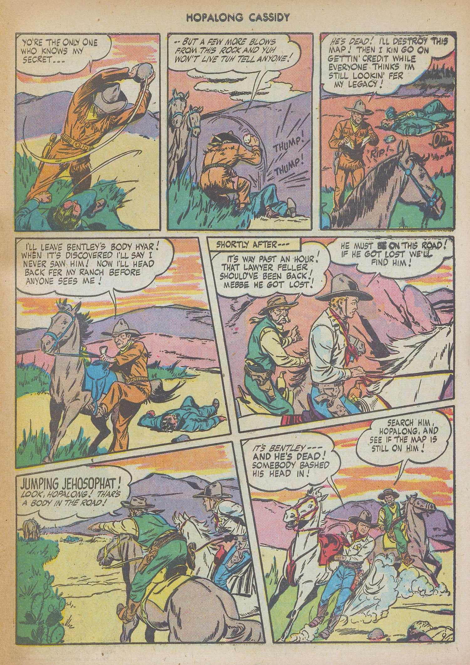 Read online Hopalong Cassidy comic -  Issue #7 - 45