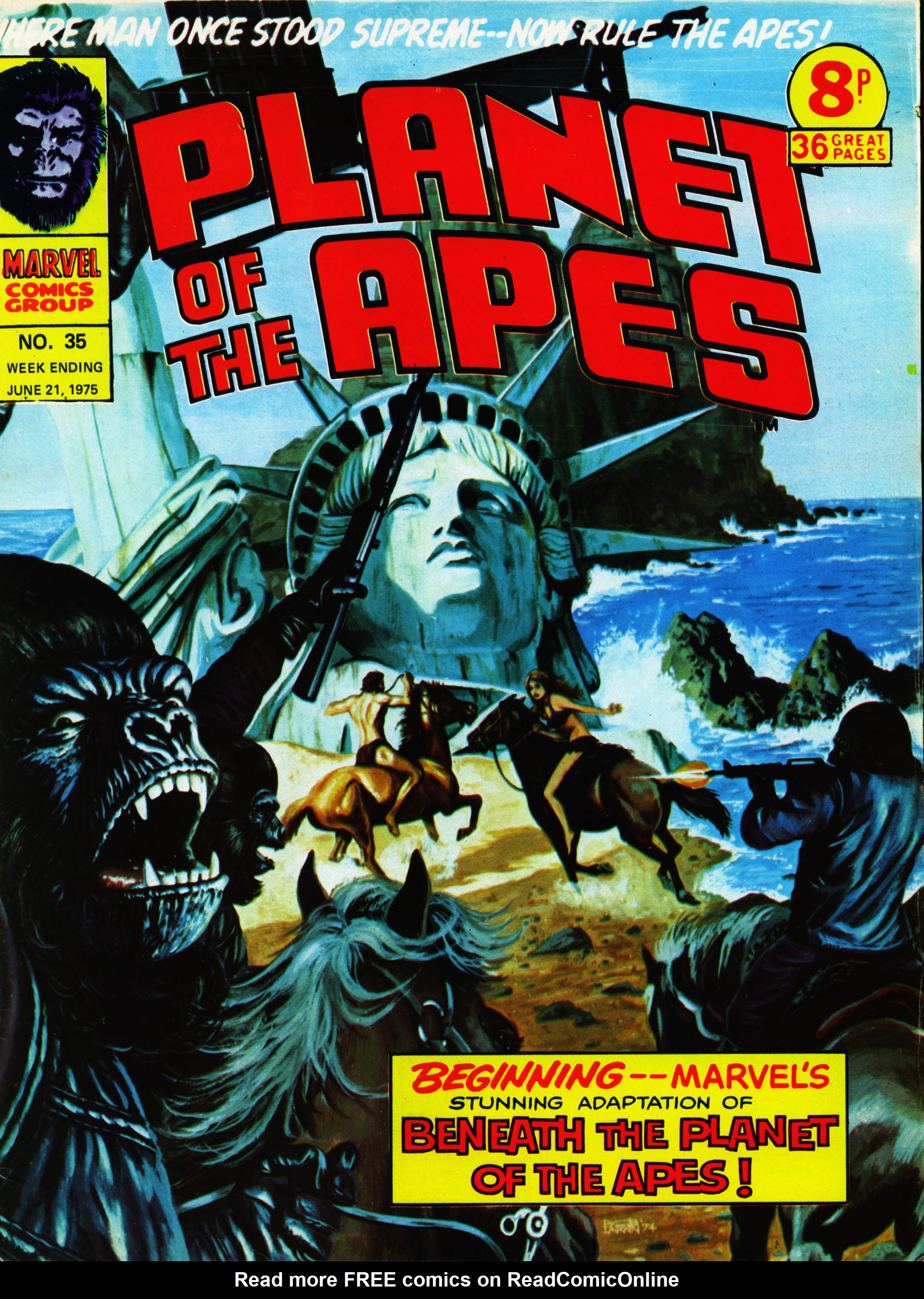 Read online Planet of the Apes (1974) comic -  Issue #35 - 1