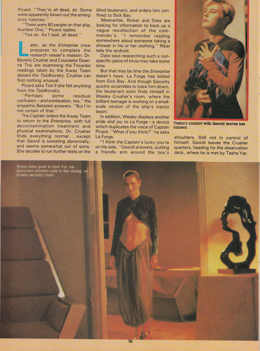 Read online Star Trek The Next Generation (1990) comic -  Issue #14 - 18