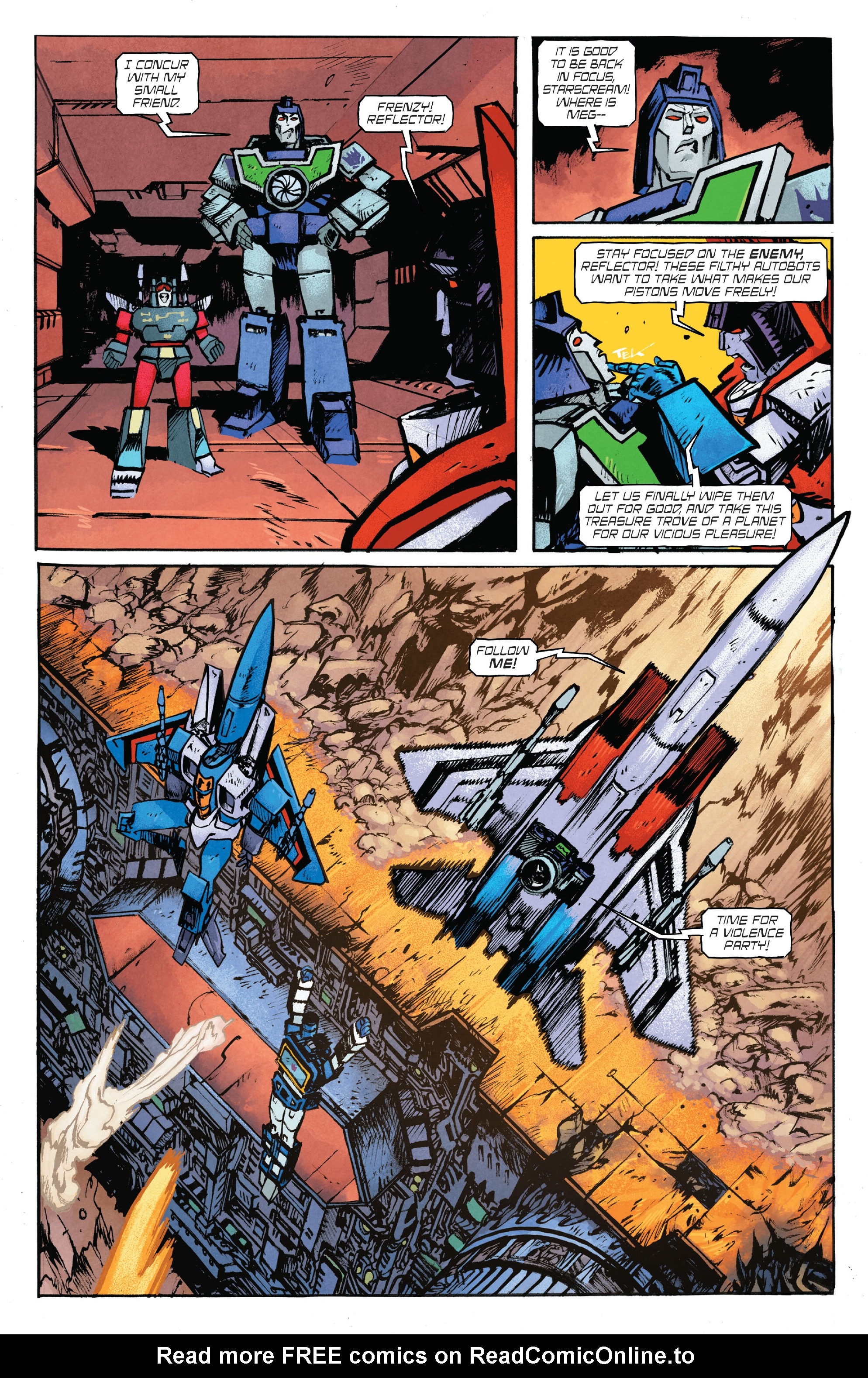 Read online Transformers (2023) comic -  Issue #5 - 7