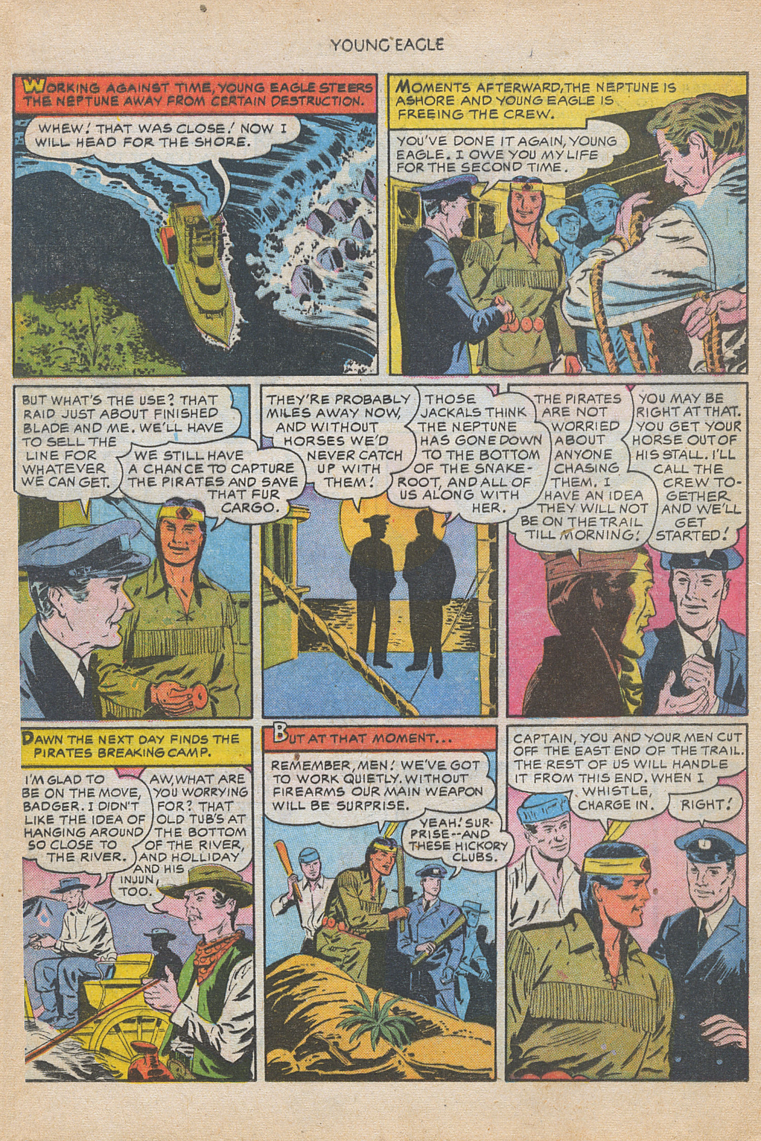 Read online Young Eagle comic -  Issue #5 - 12