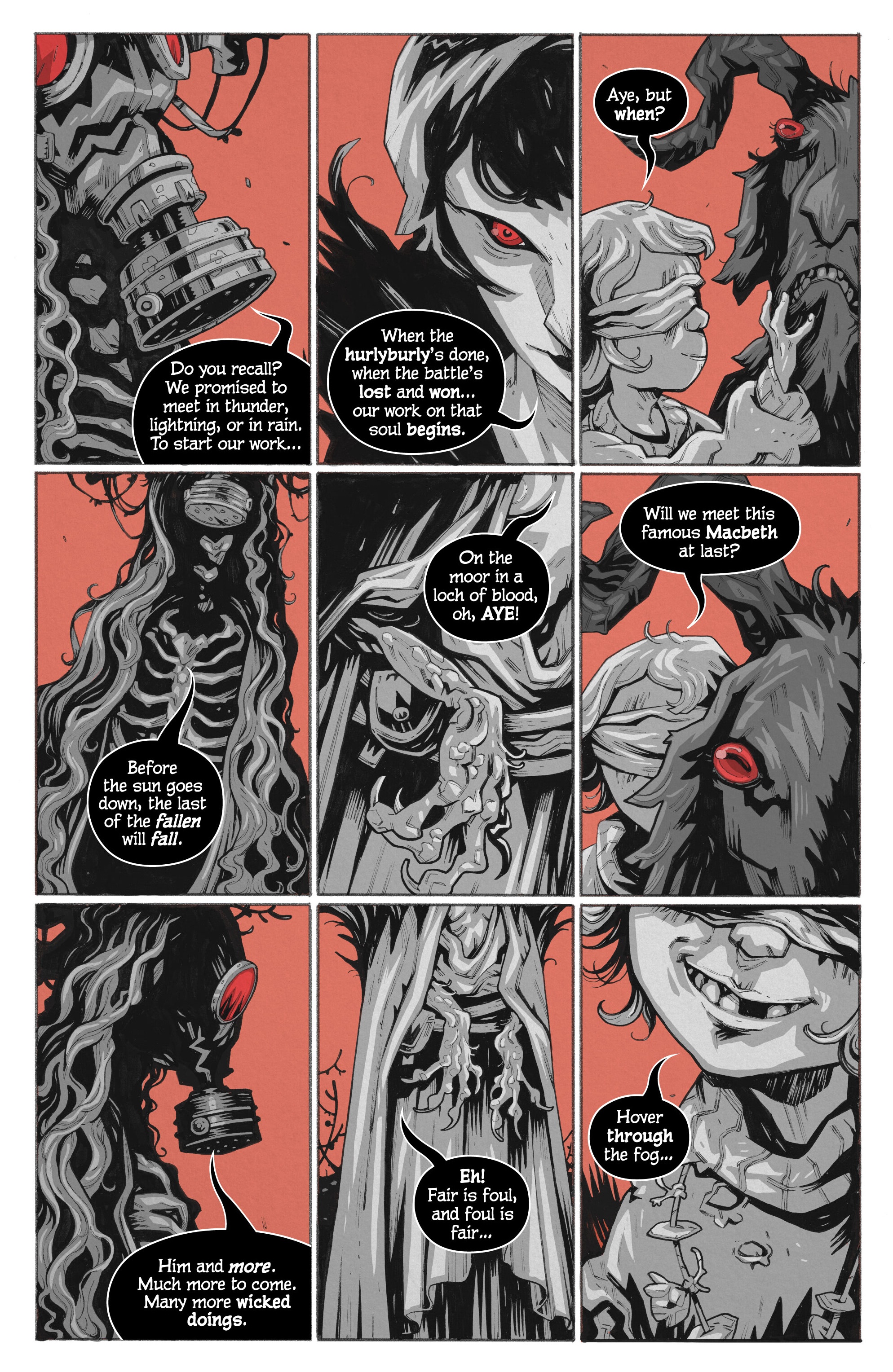 Read online Macbeth: A Tale of Horror comic -  Issue # TPB - 14