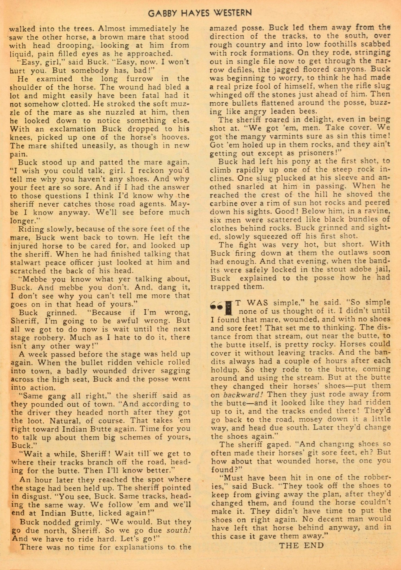 Read online Gabby Hayes Western comic -  Issue #27 - 25
