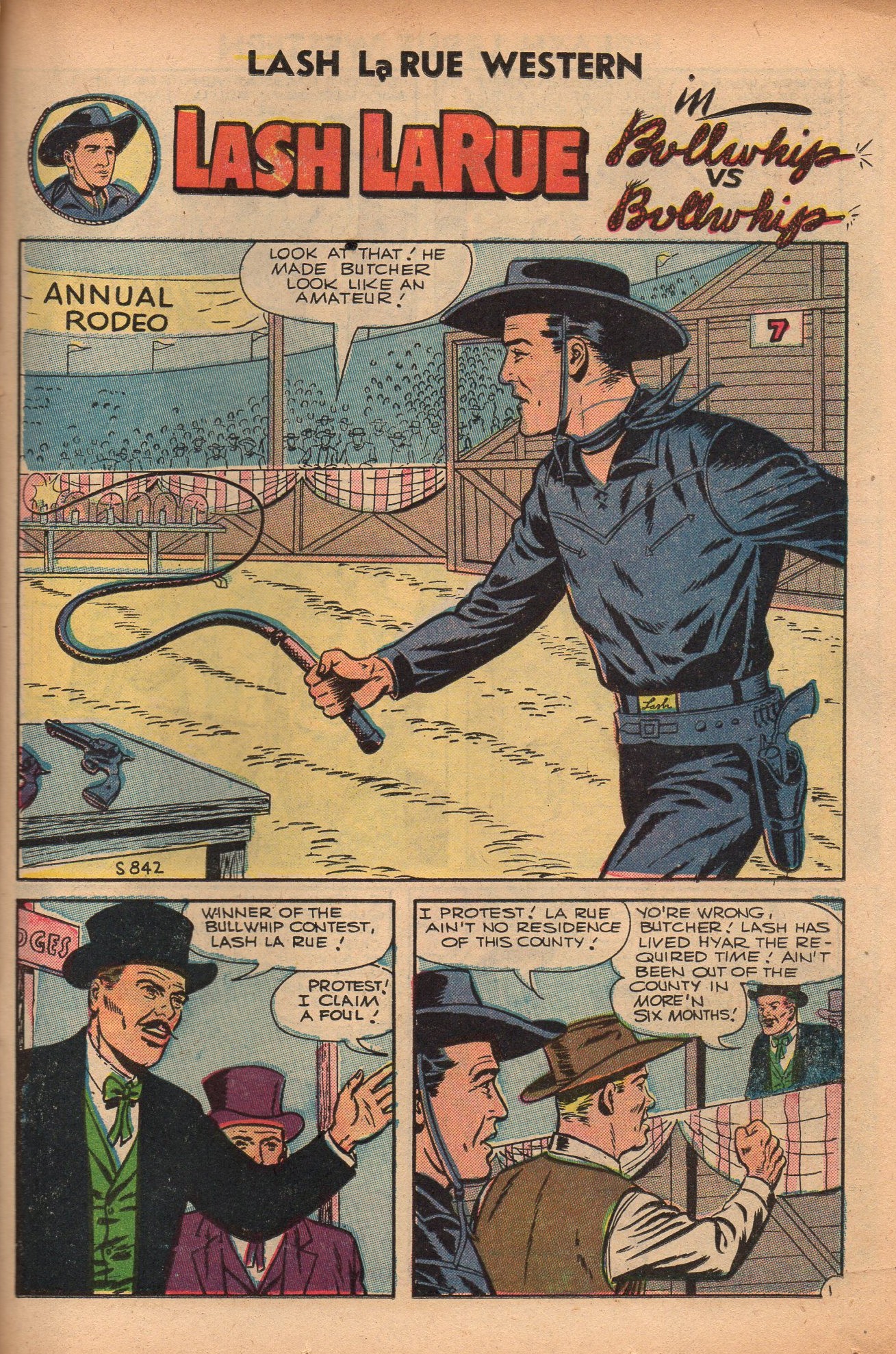 Read online Lash Larue Western (1949) comic -  Issue #61 - 23