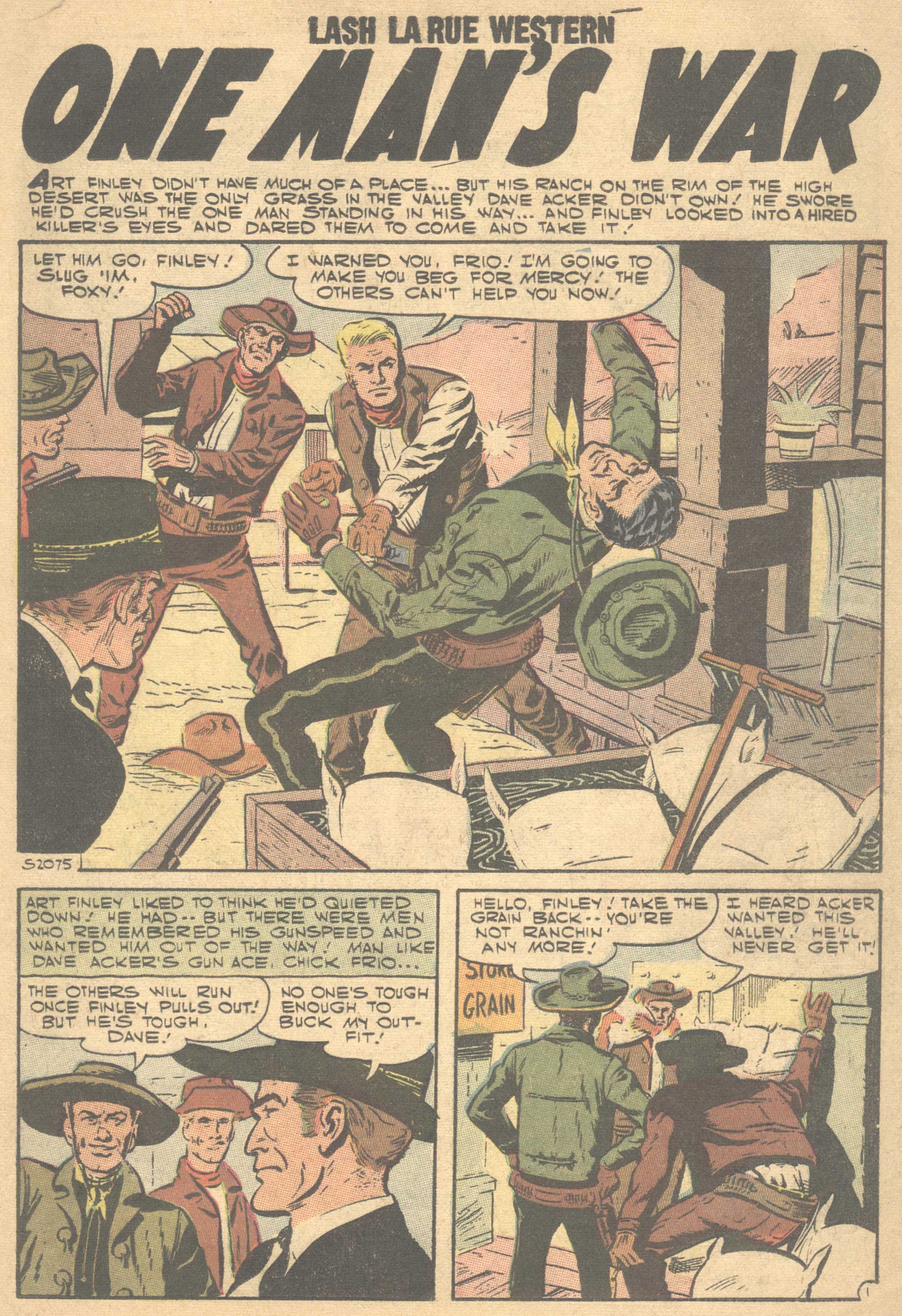 Read online Lash Larue Western (1949) comic -  Issue #66 - 20