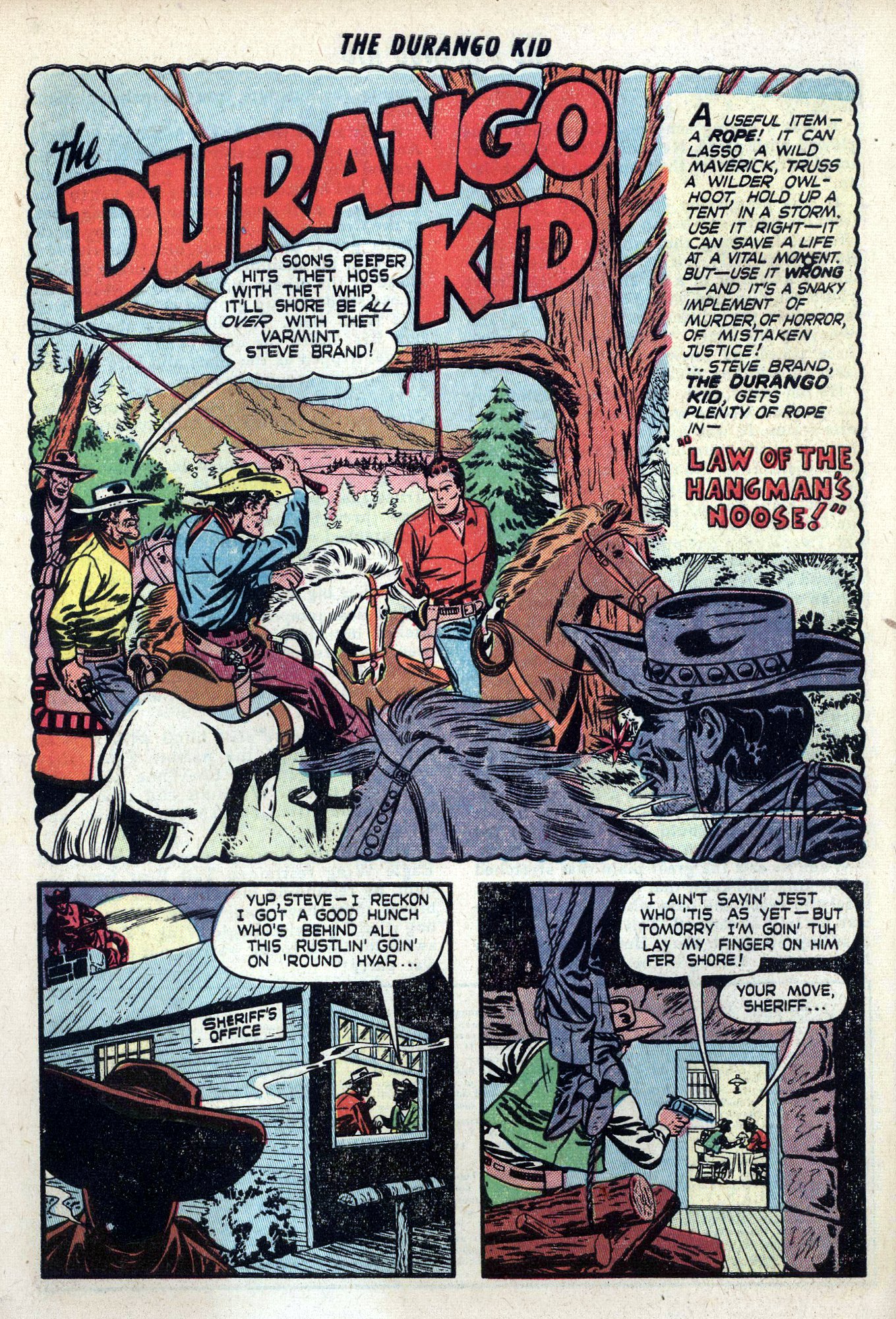 Read online Charles Starrett as The Durango Kid comic -  Issue #9 - 28