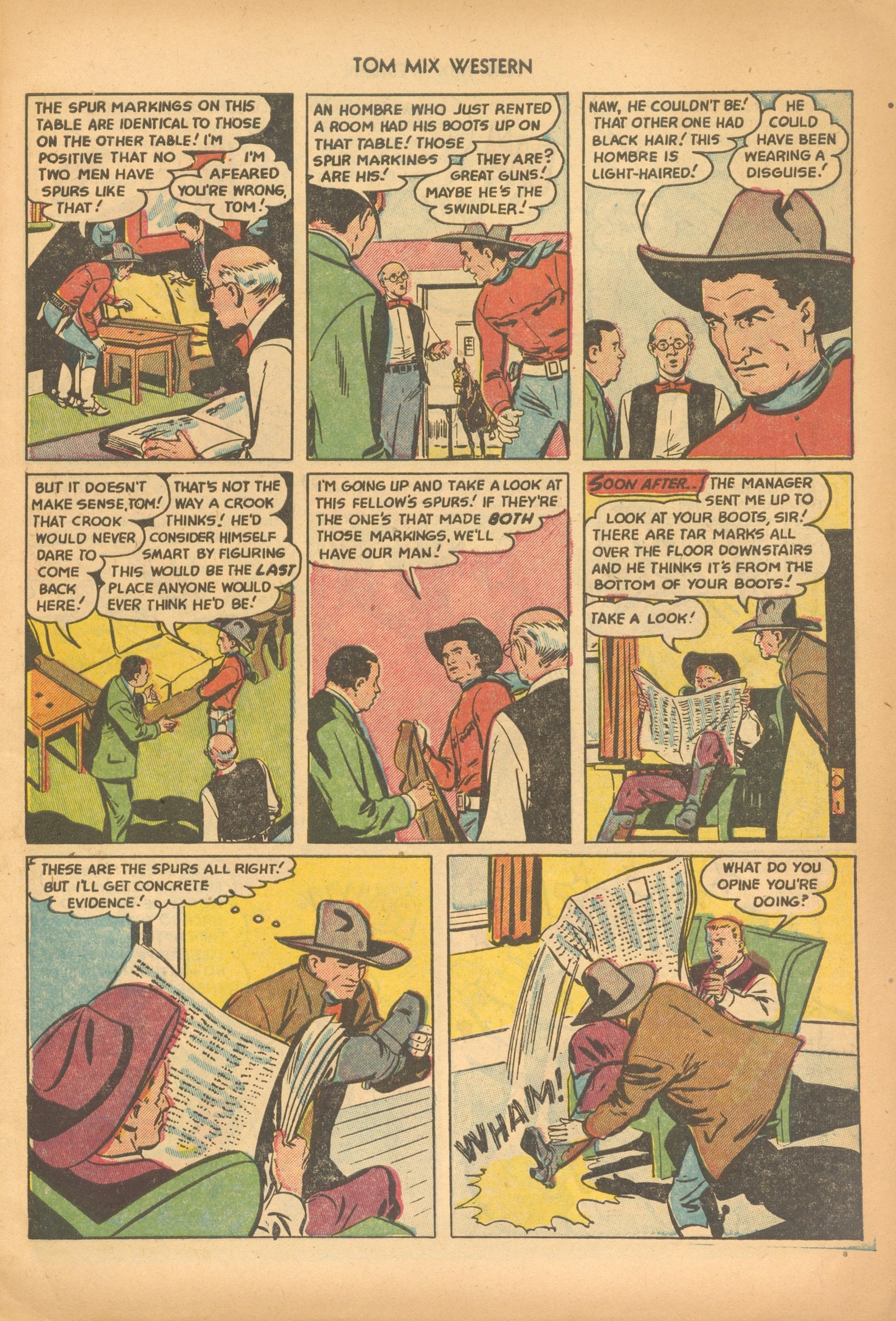 Read online Tom Mix Western (1948) comic -  Issue #56 - 7