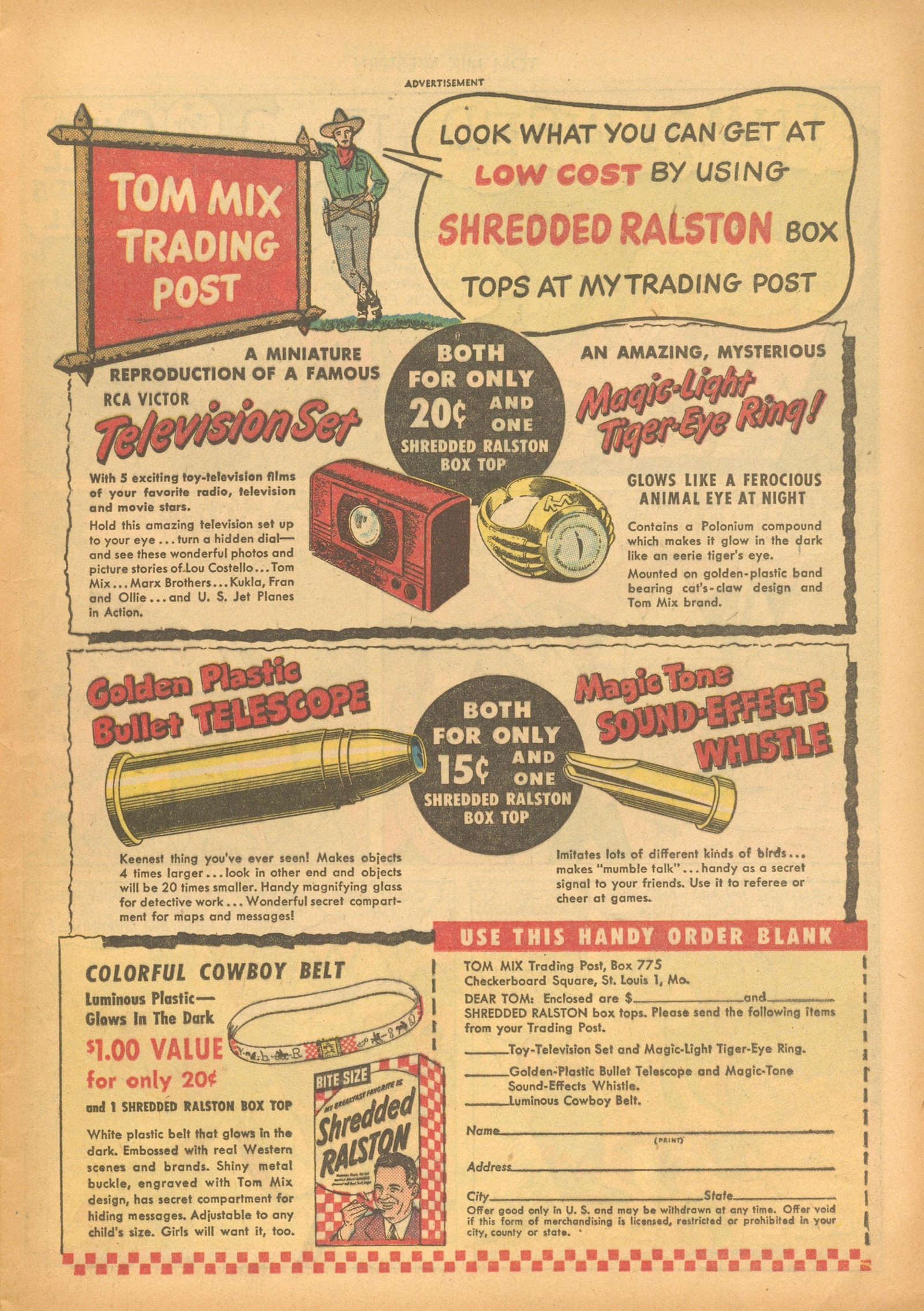 Read online Tom Mix Western (1948) comic -  Issue #33 - 13