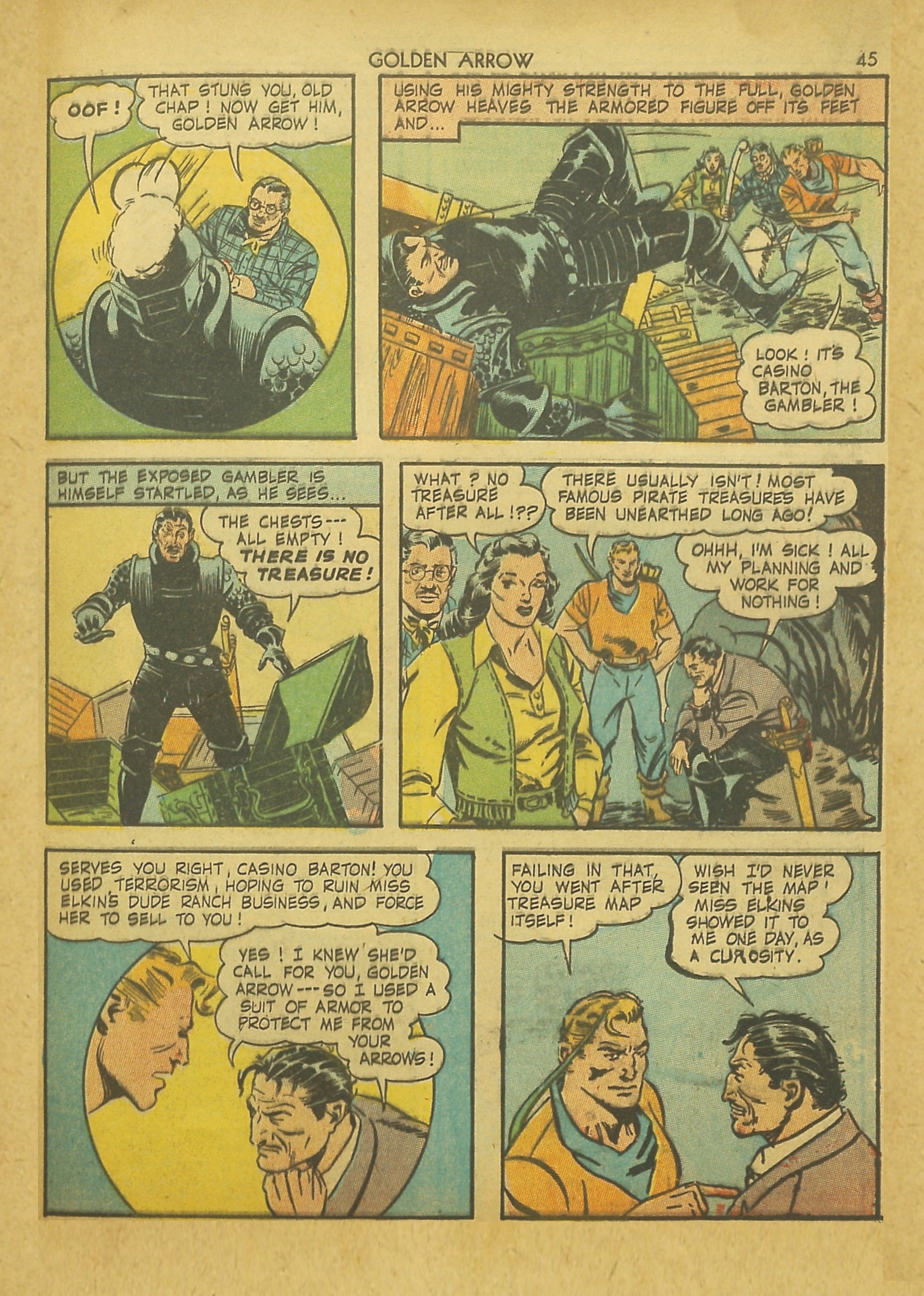 Read online Golden Arrow comic -  Issue #2 - 44