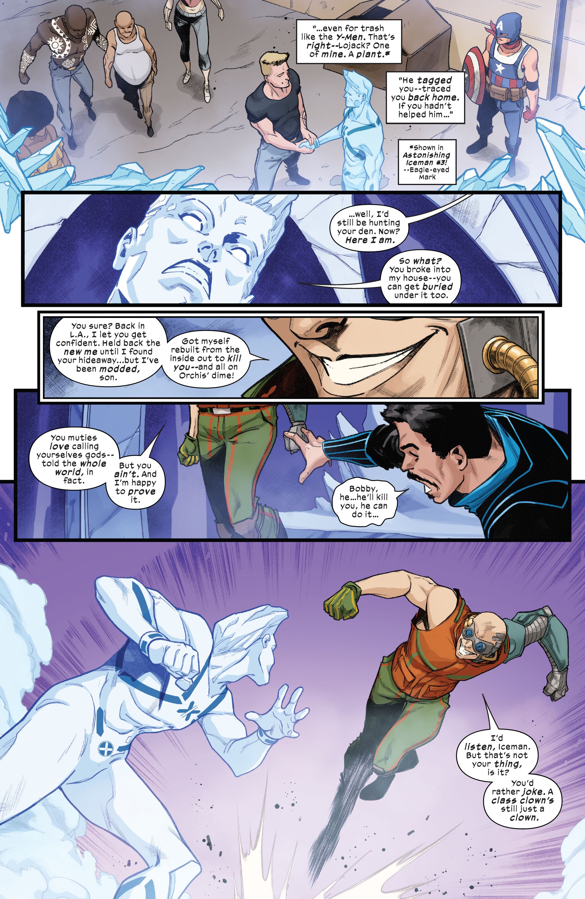 Read online Astonishing Iceman comic -  Issue #5 - 4