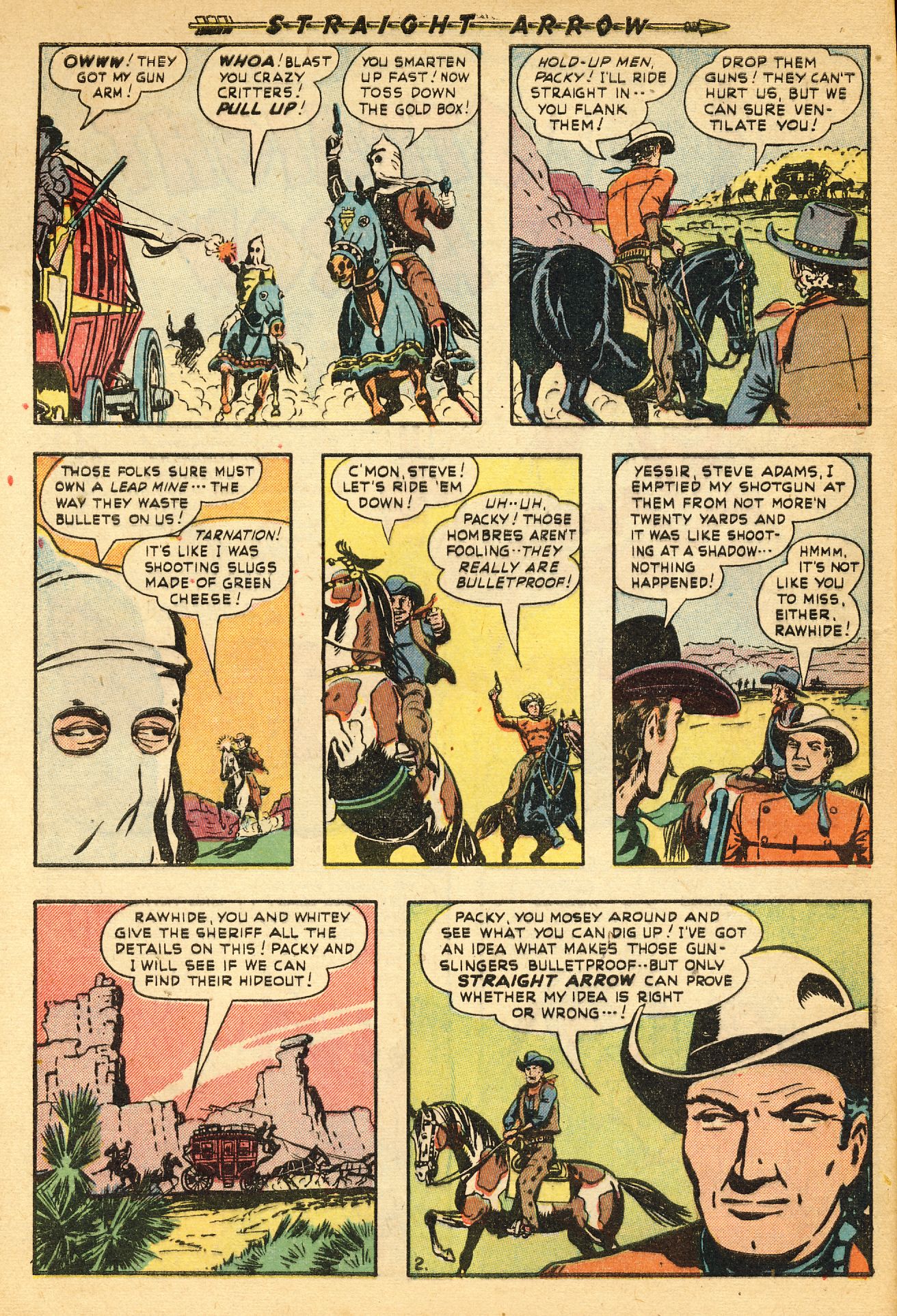 Read online Straight Arrow comic -  Issue #14 - 4