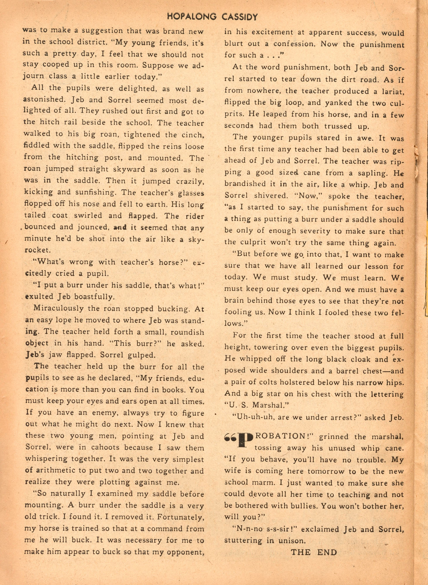 Read online Hopalong Cassidy comic -  Issue #47 - 34